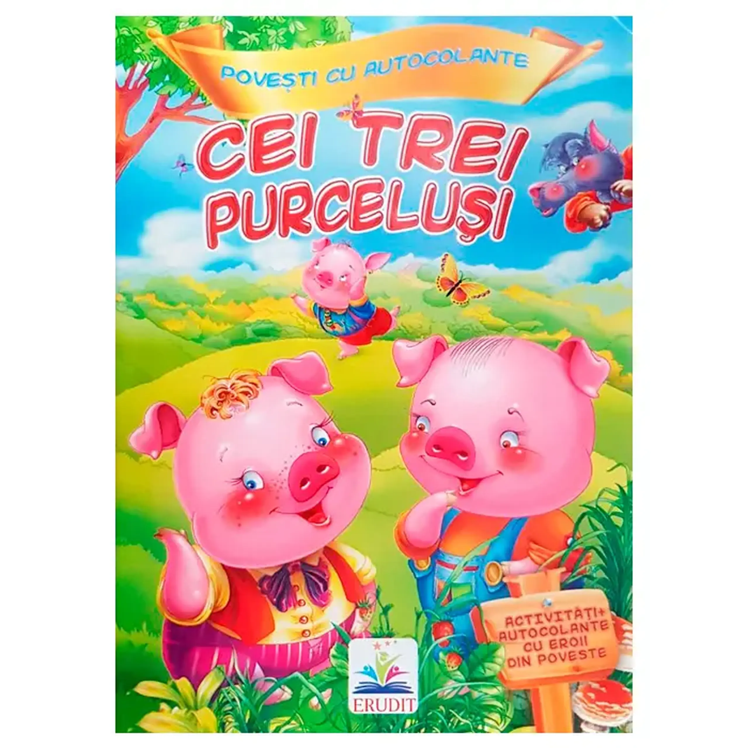 Povesti+autocolante.Cei trei purcelusi 669839