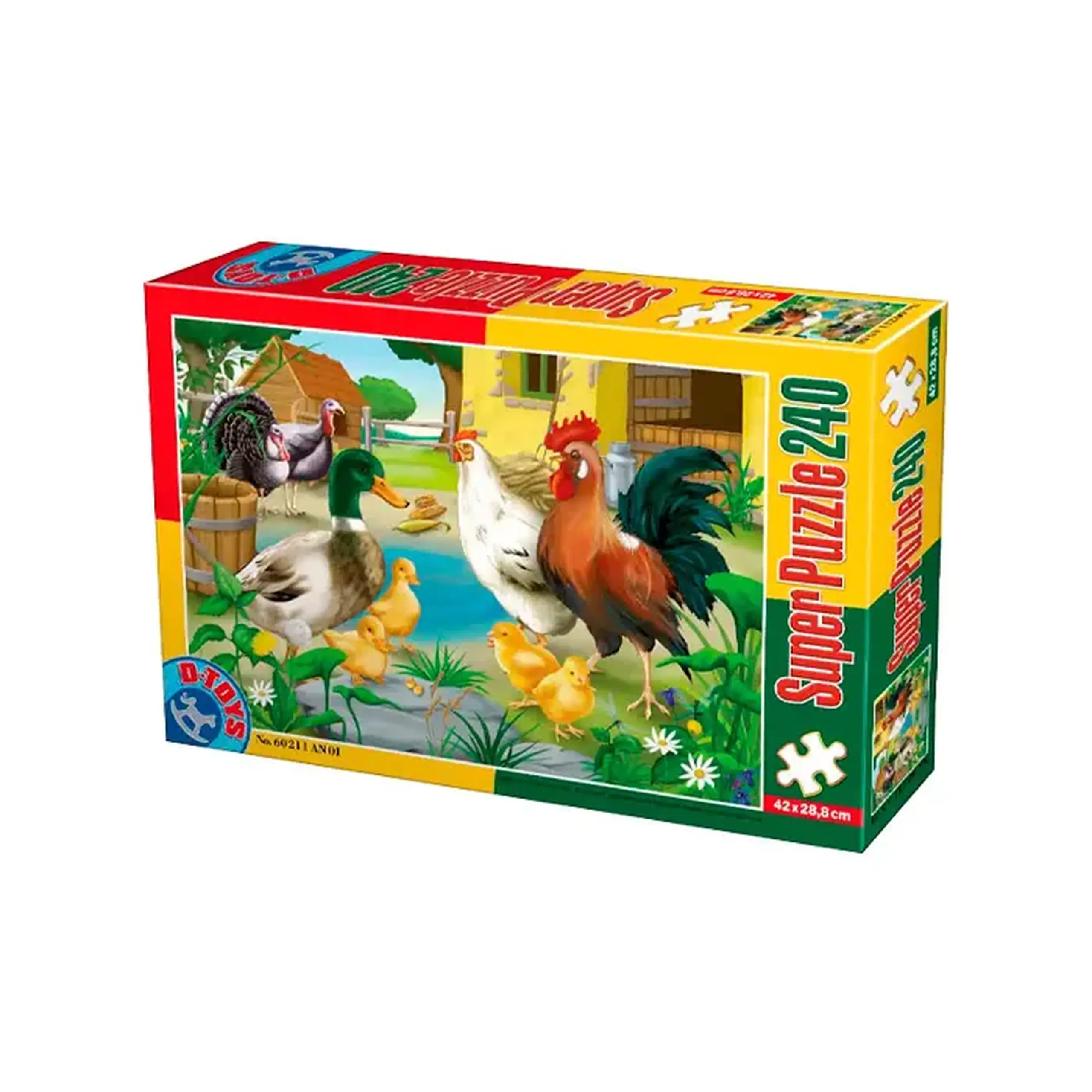 Puzzle 240 "Pasari de curte" 60211