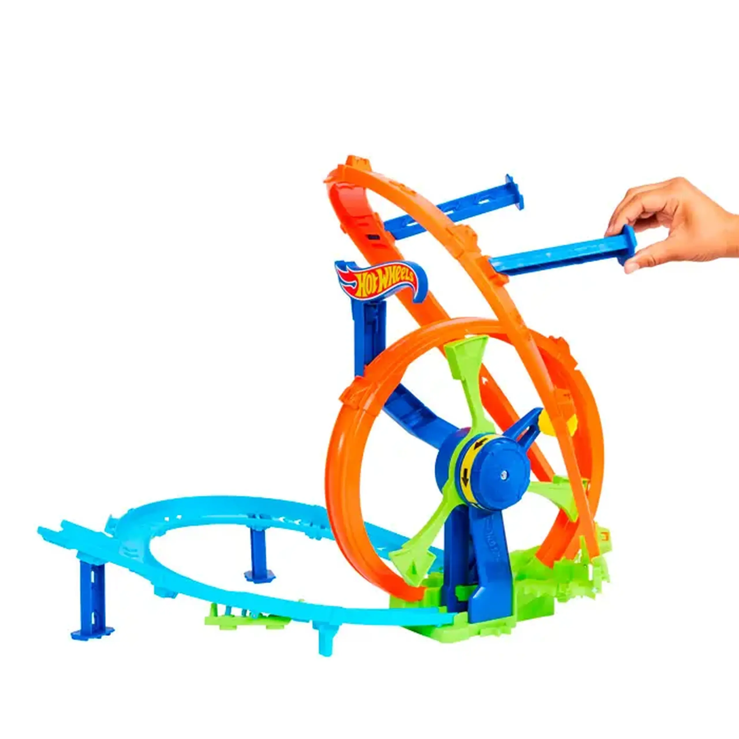 Pista "Hot Wheels" Stunt Tracks "Rapid Launch and Loop" JBX65