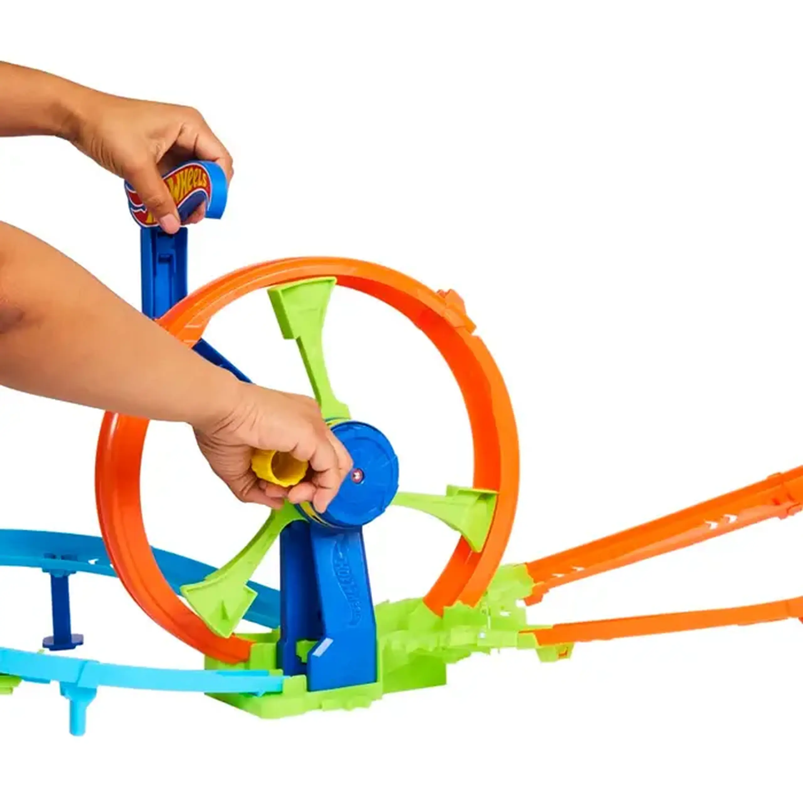 Pista "Hot Wheels" Stunt Tracks "Rapid Launch and Loop" JBX65
