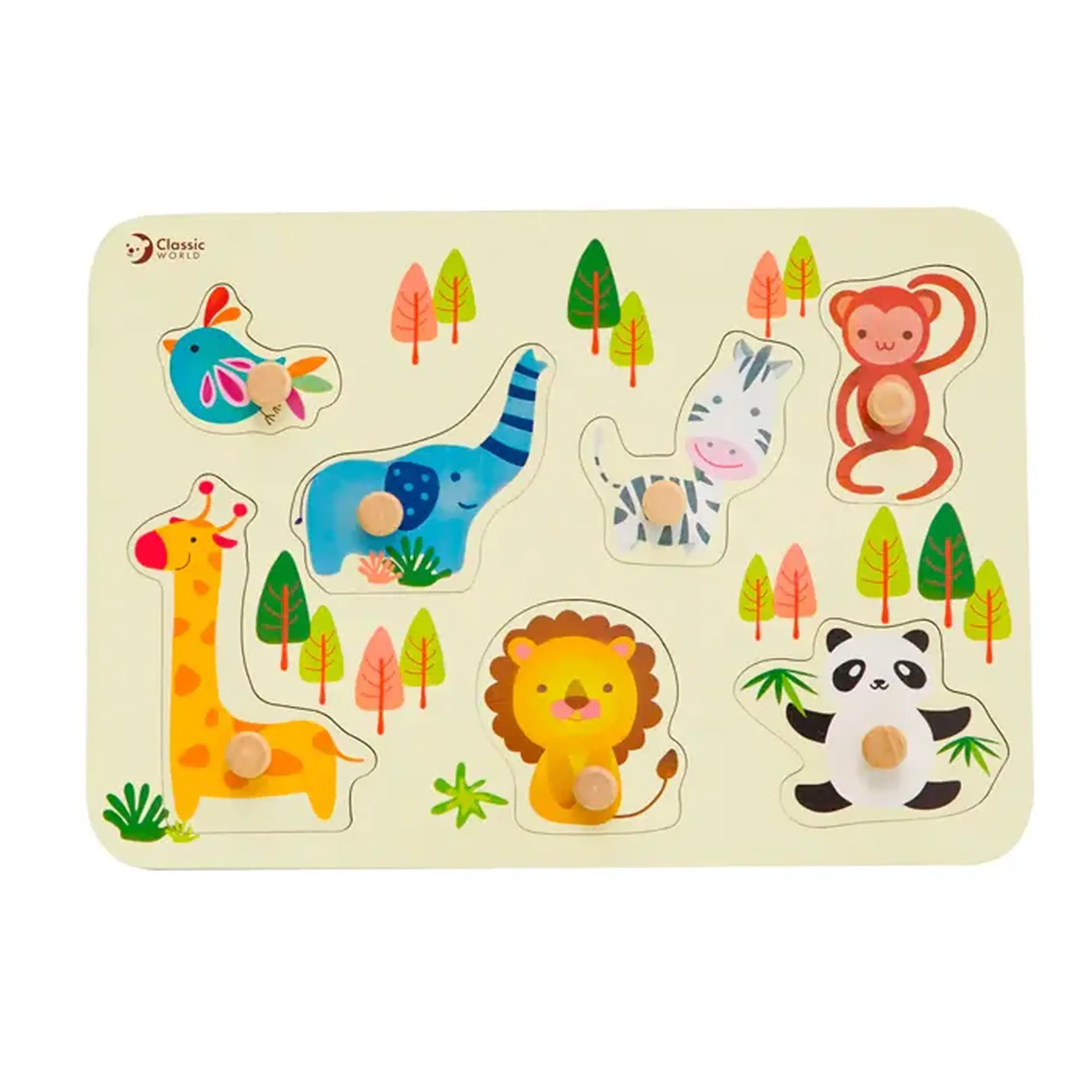 Puzzle din lemn "Zoo" 3617