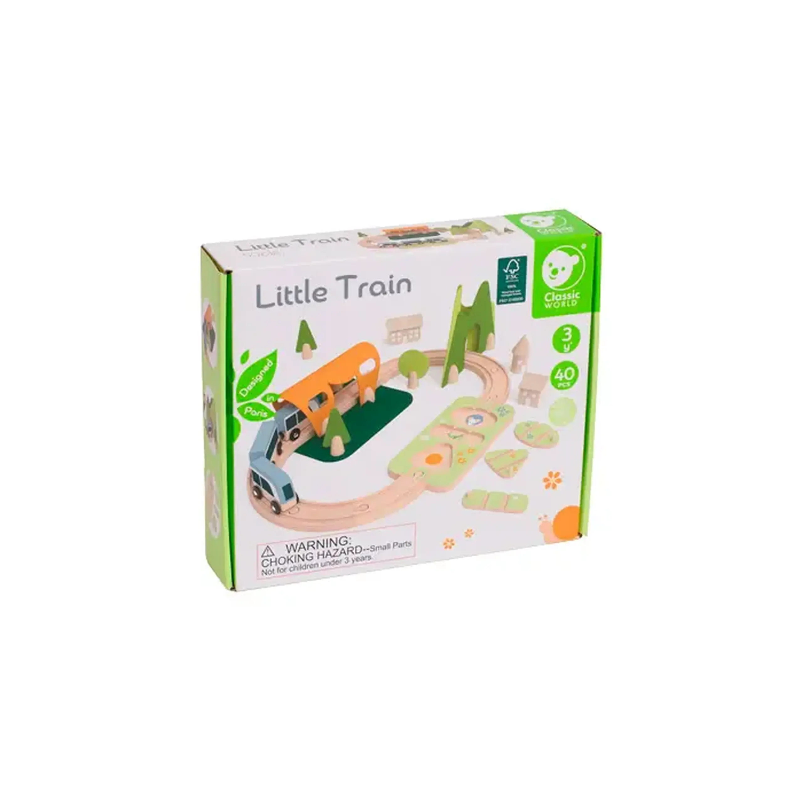 Calea ferata din lemn Classic world 50618