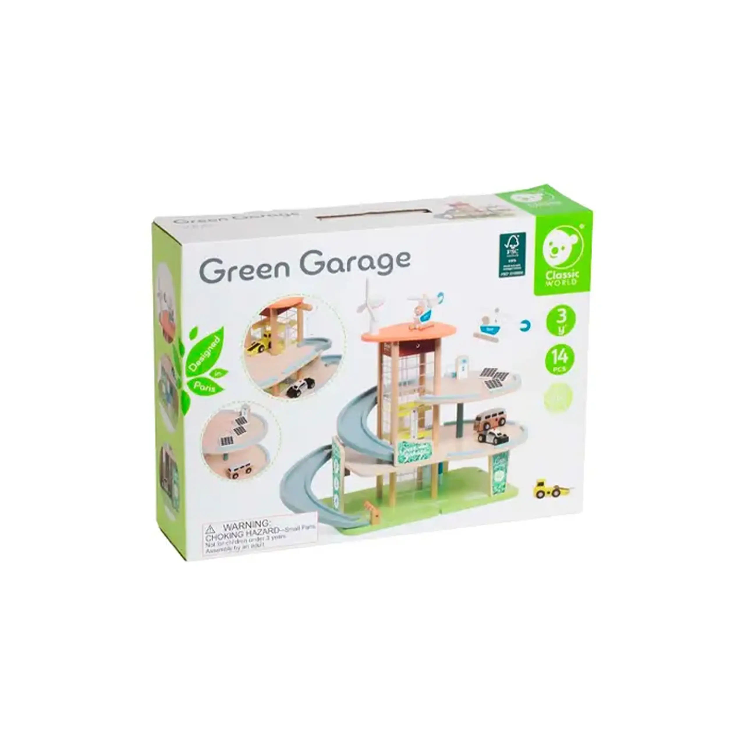 Set Parcare din lemn Classic world 50615