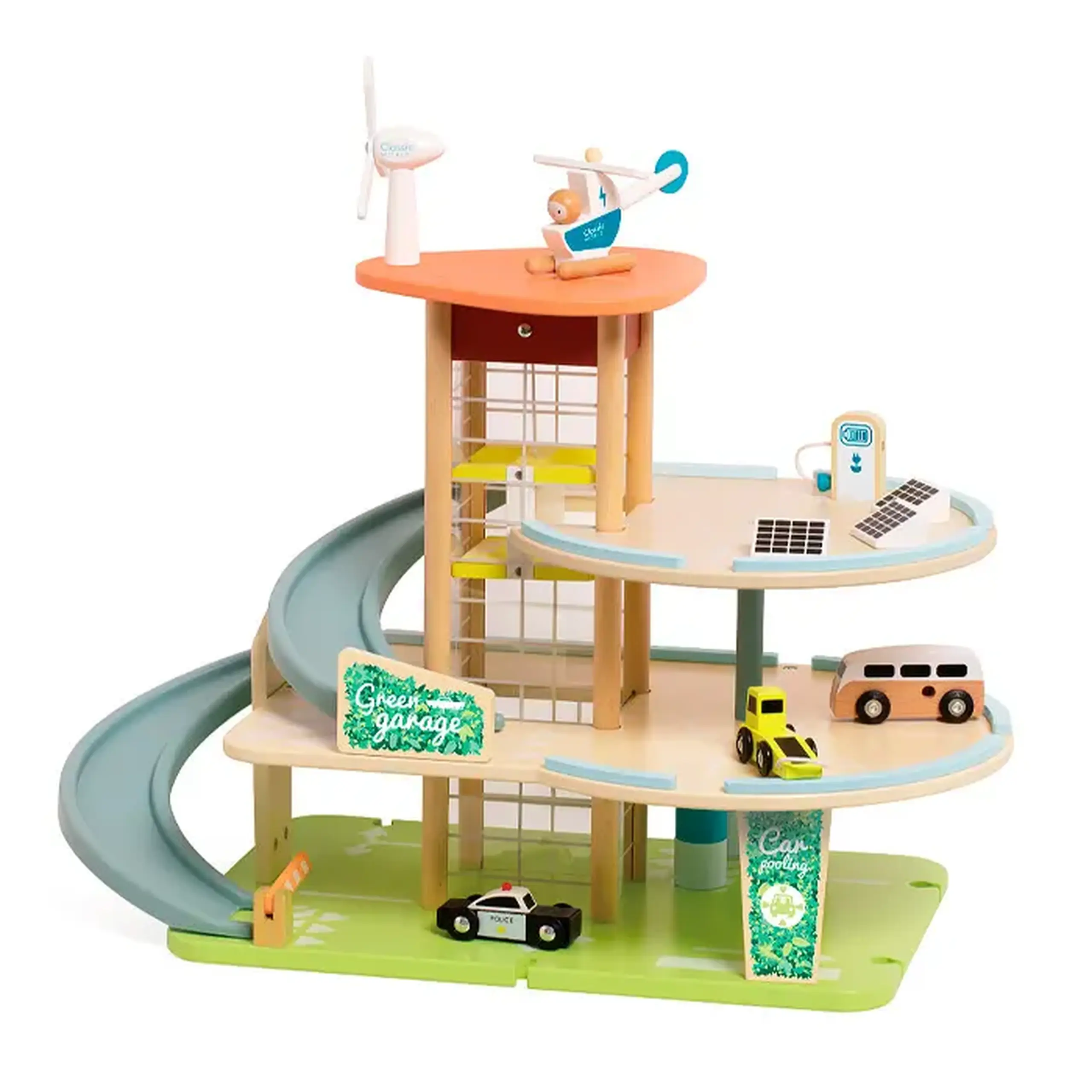 Set Parcare din lemn Classic world 50615