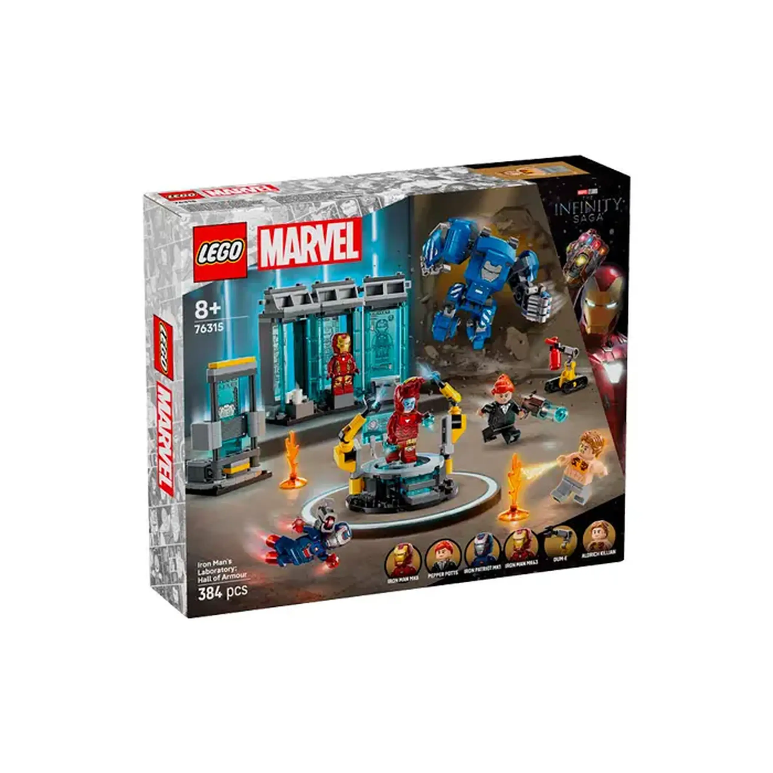 Lego Marvel Infinity Saga Laboratorul Iron Man: Sala Armurelor 76315