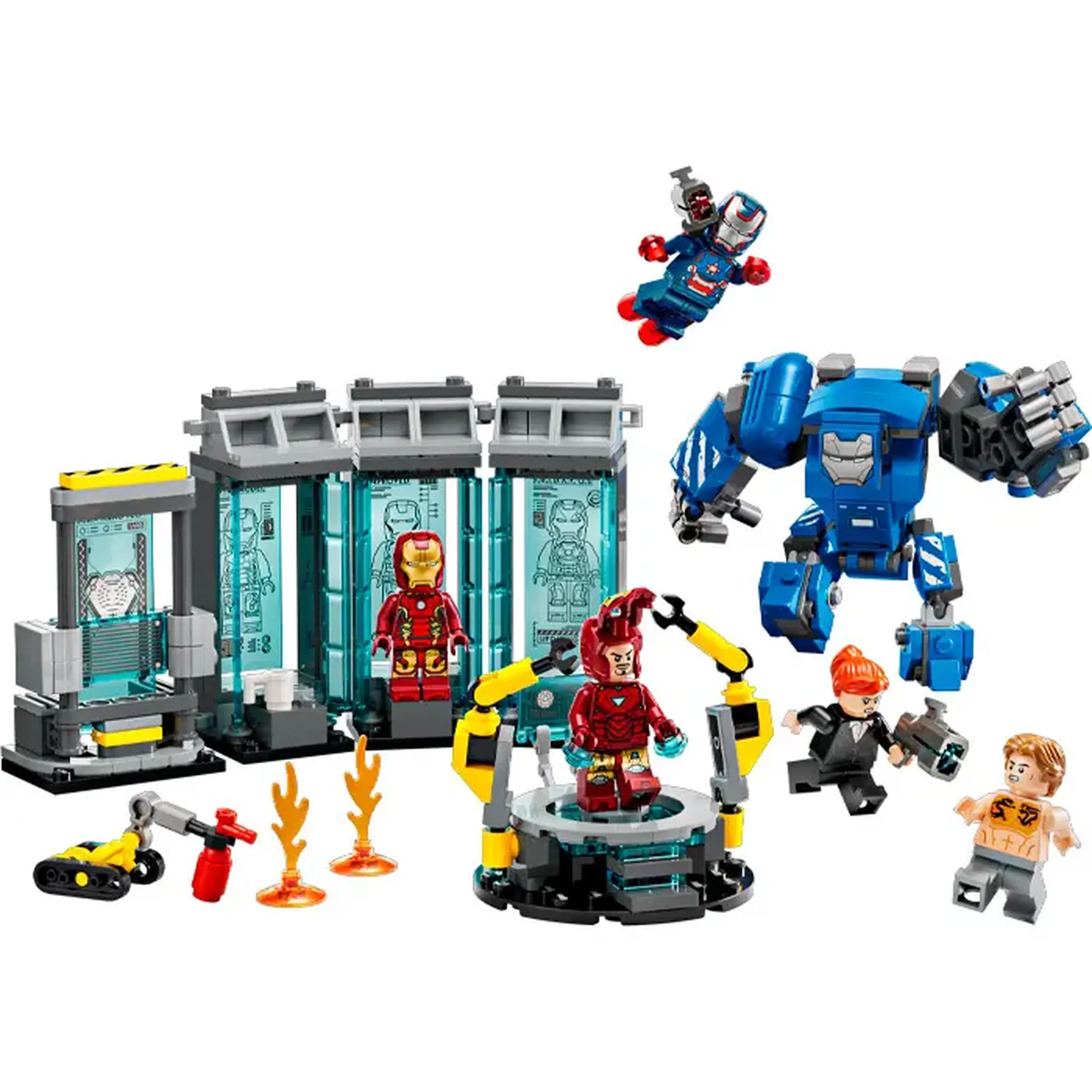 Lego Marvel Infinity Saga Laboratorul Iron Man: Sala Armurelor 76315