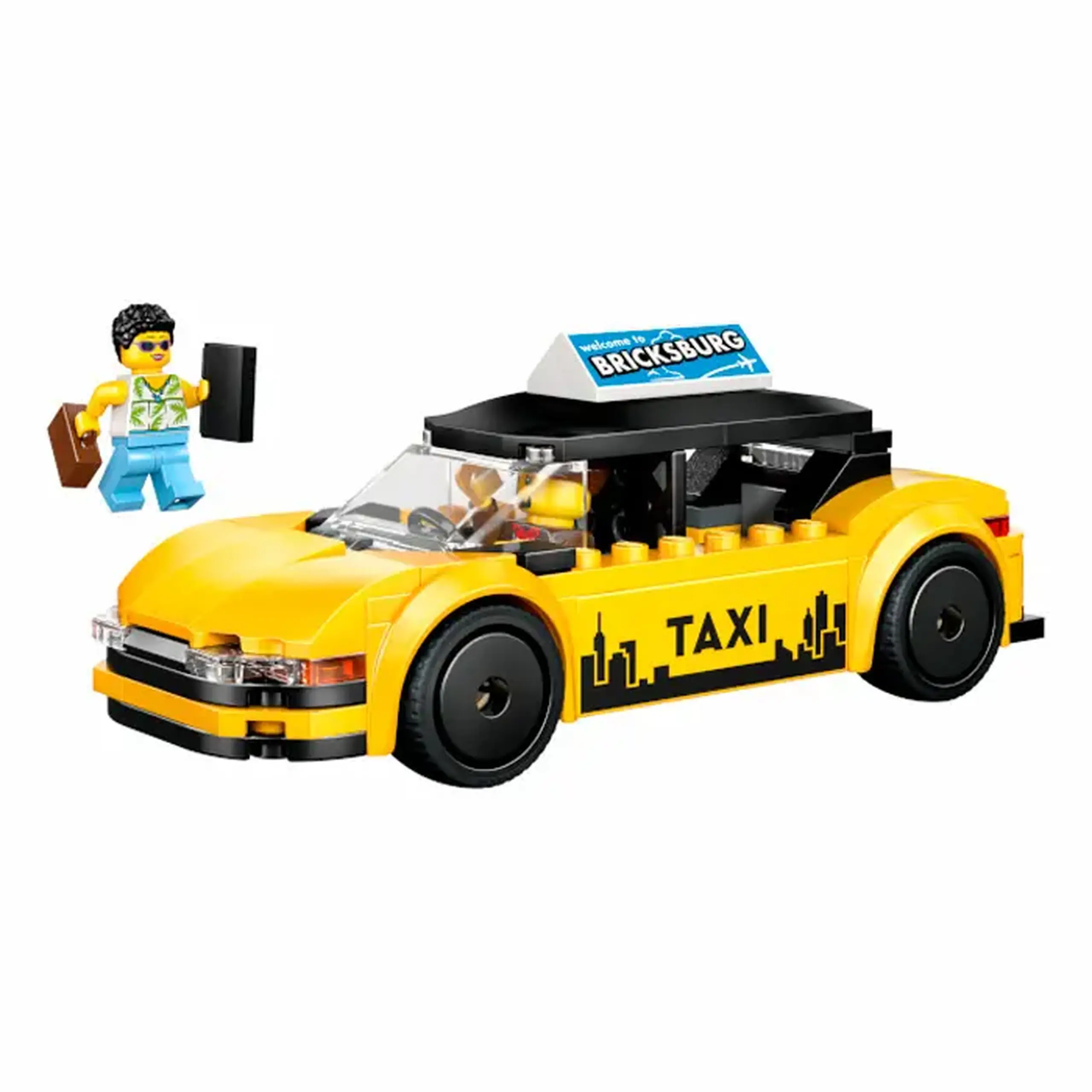 Lego City Taxi galben 60487