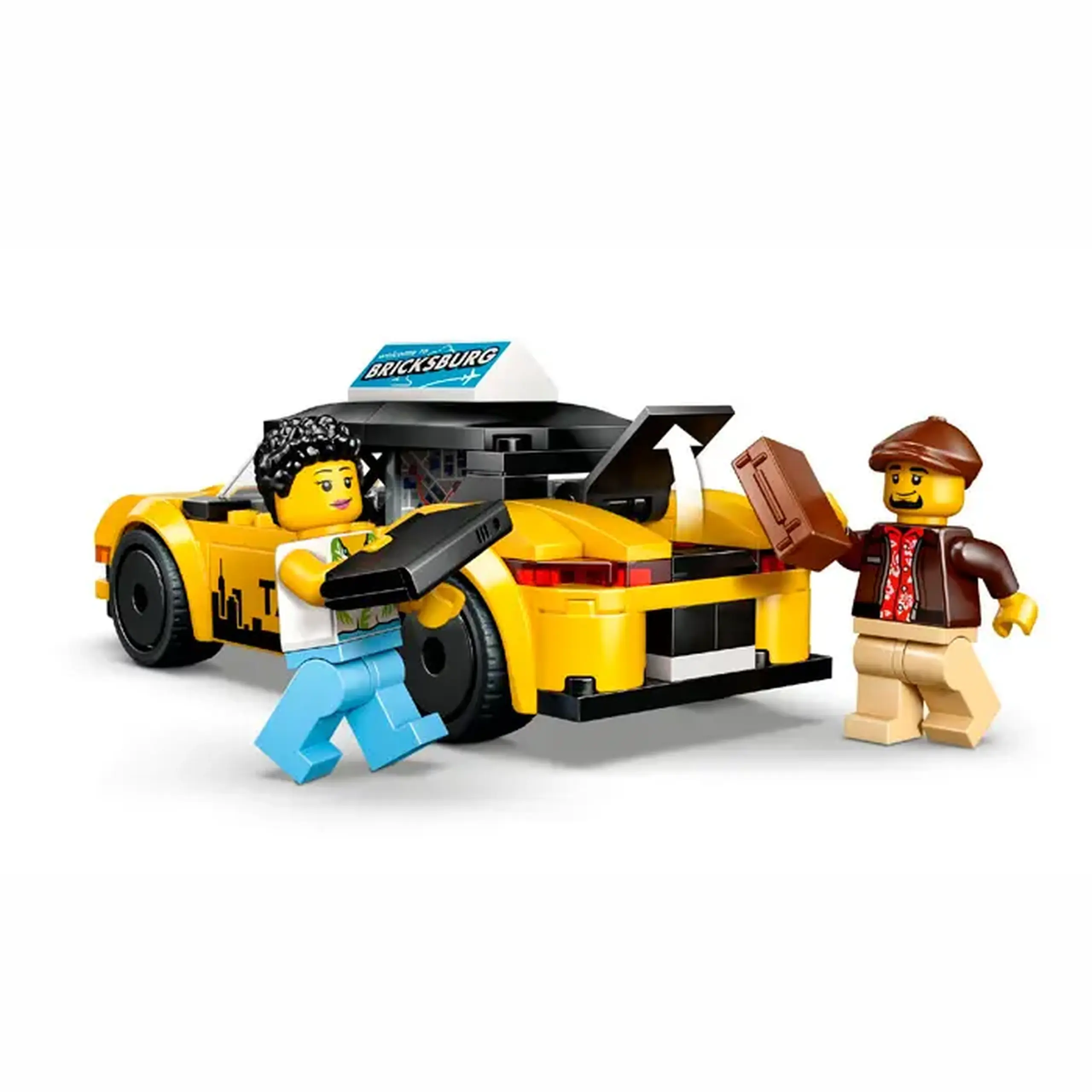 Lego City Taxi galben 60487