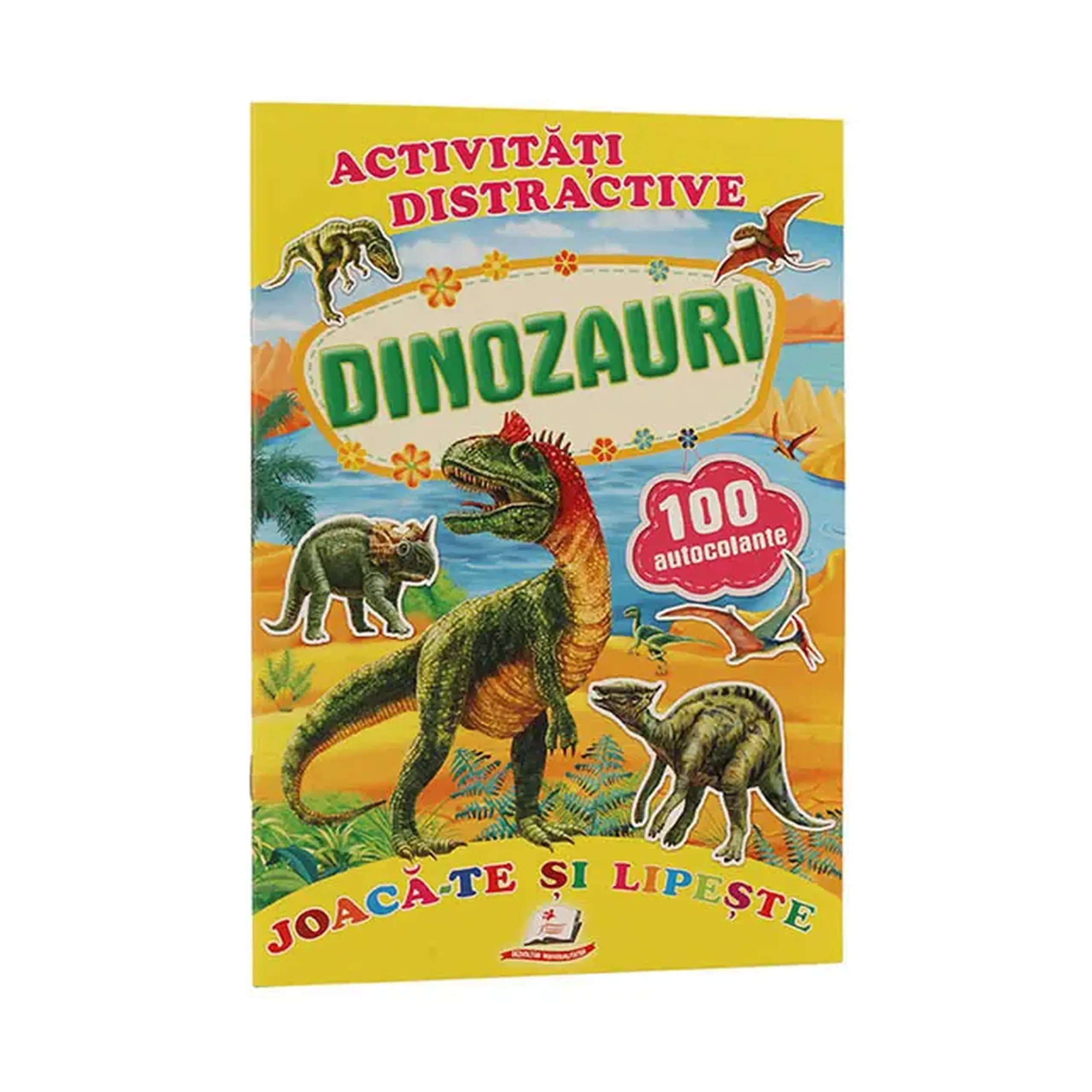 Activitati dist. Dinozauri. 100 autocol 138835