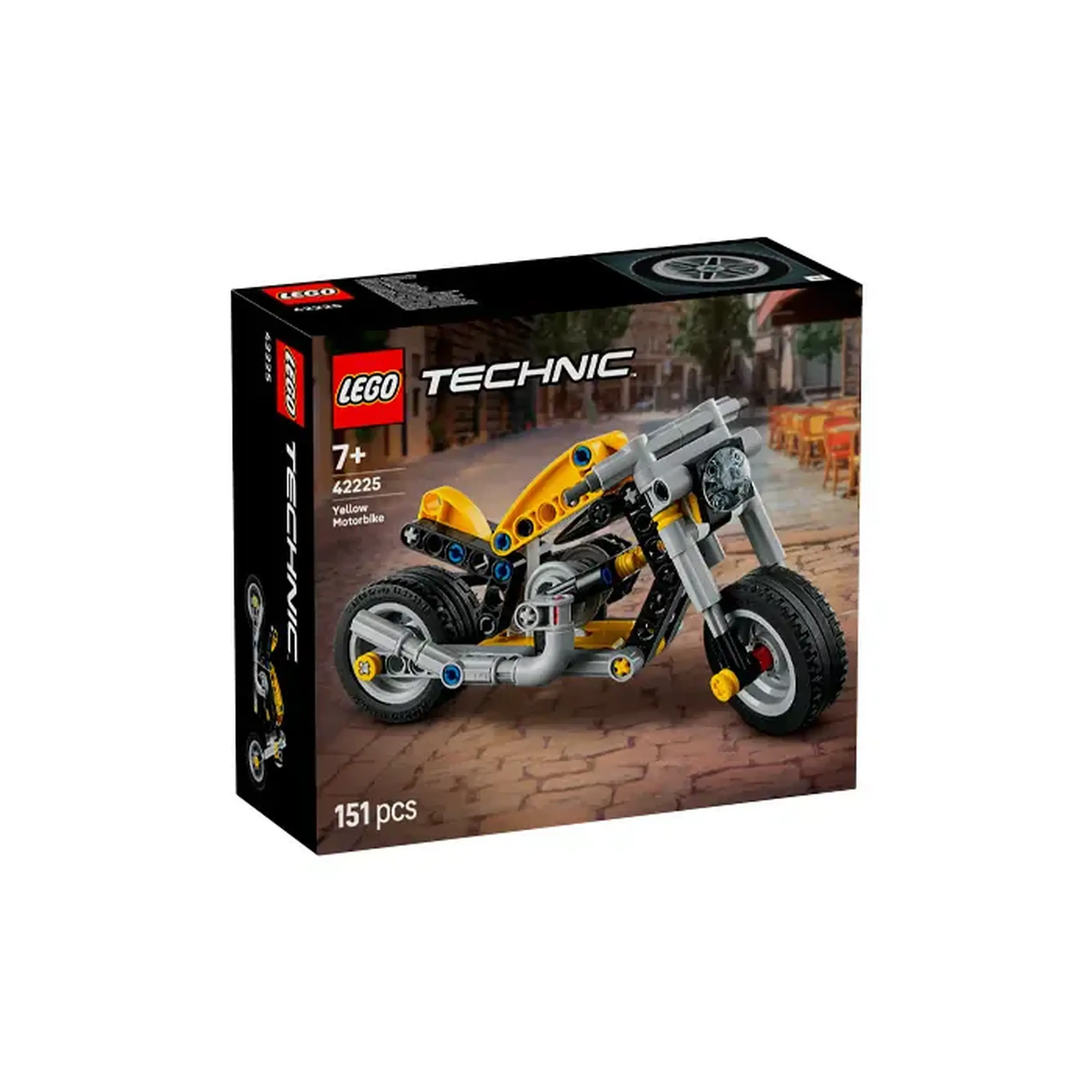 Lego Technic Motocicleta galbena 42225