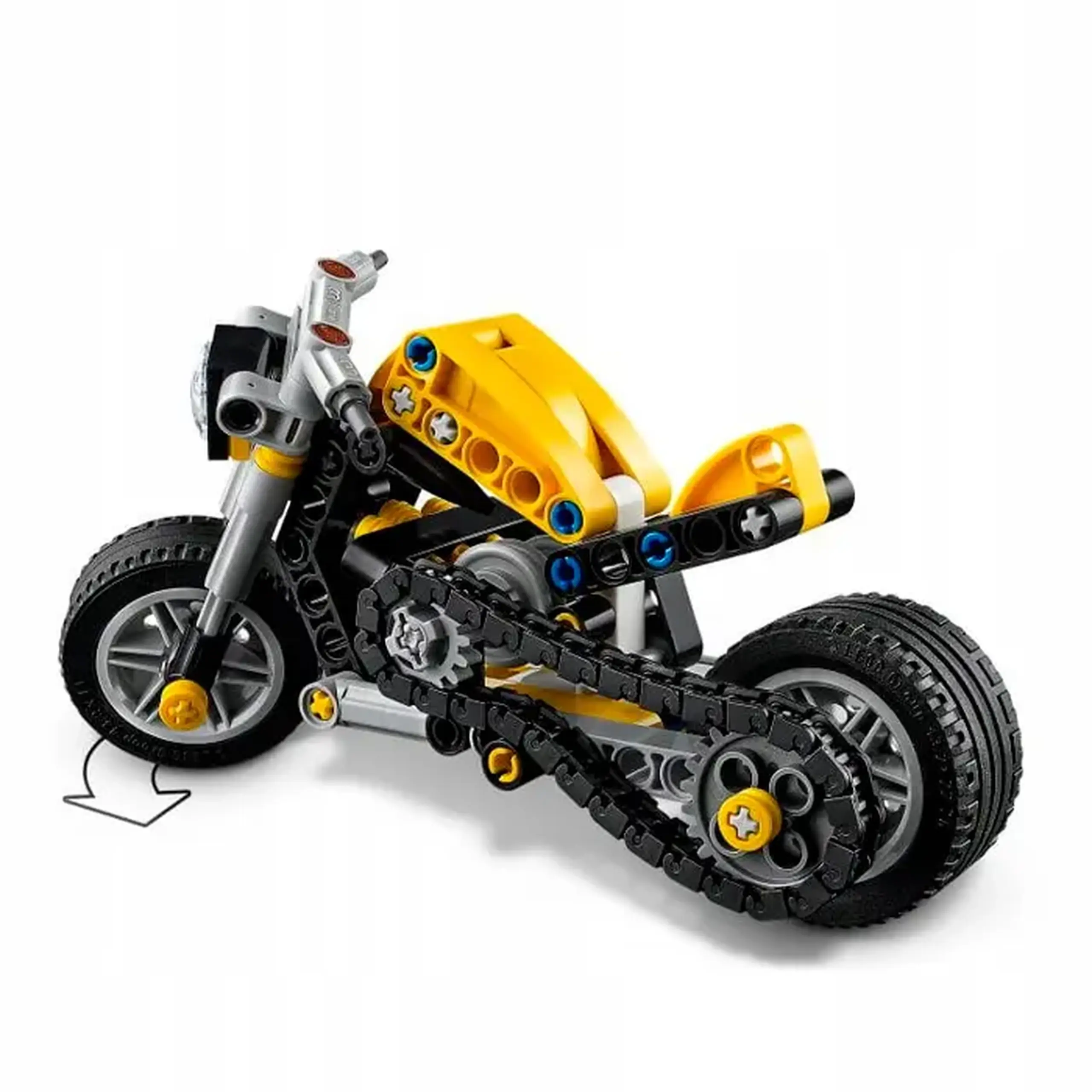 Lego Technic Motocicleta galbena 42225
