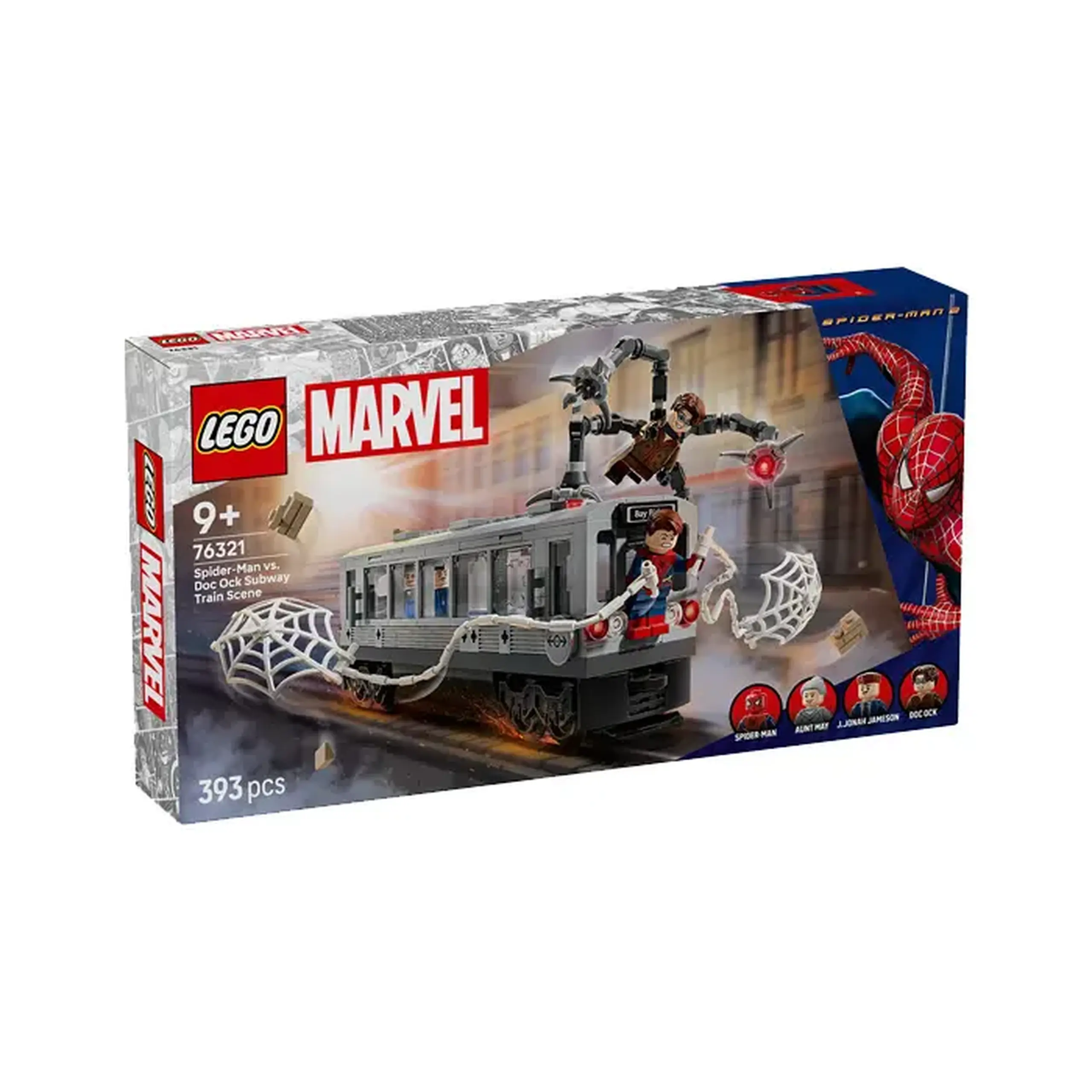 Lego Marvel Spider-man Vs Doc Ock Subway Train Scene 76321