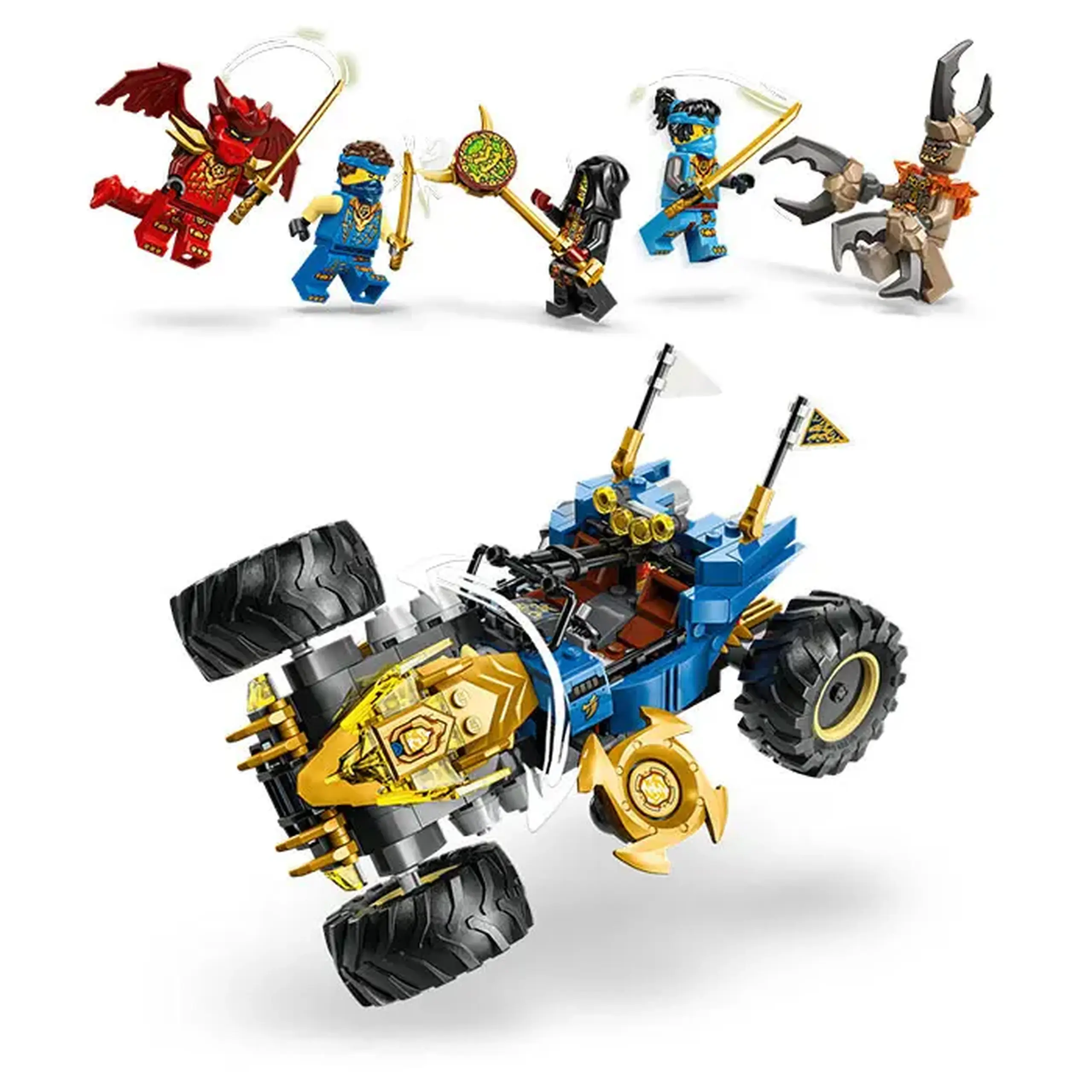 Lego Ninjago Masina transformabila a lui Jay 71856