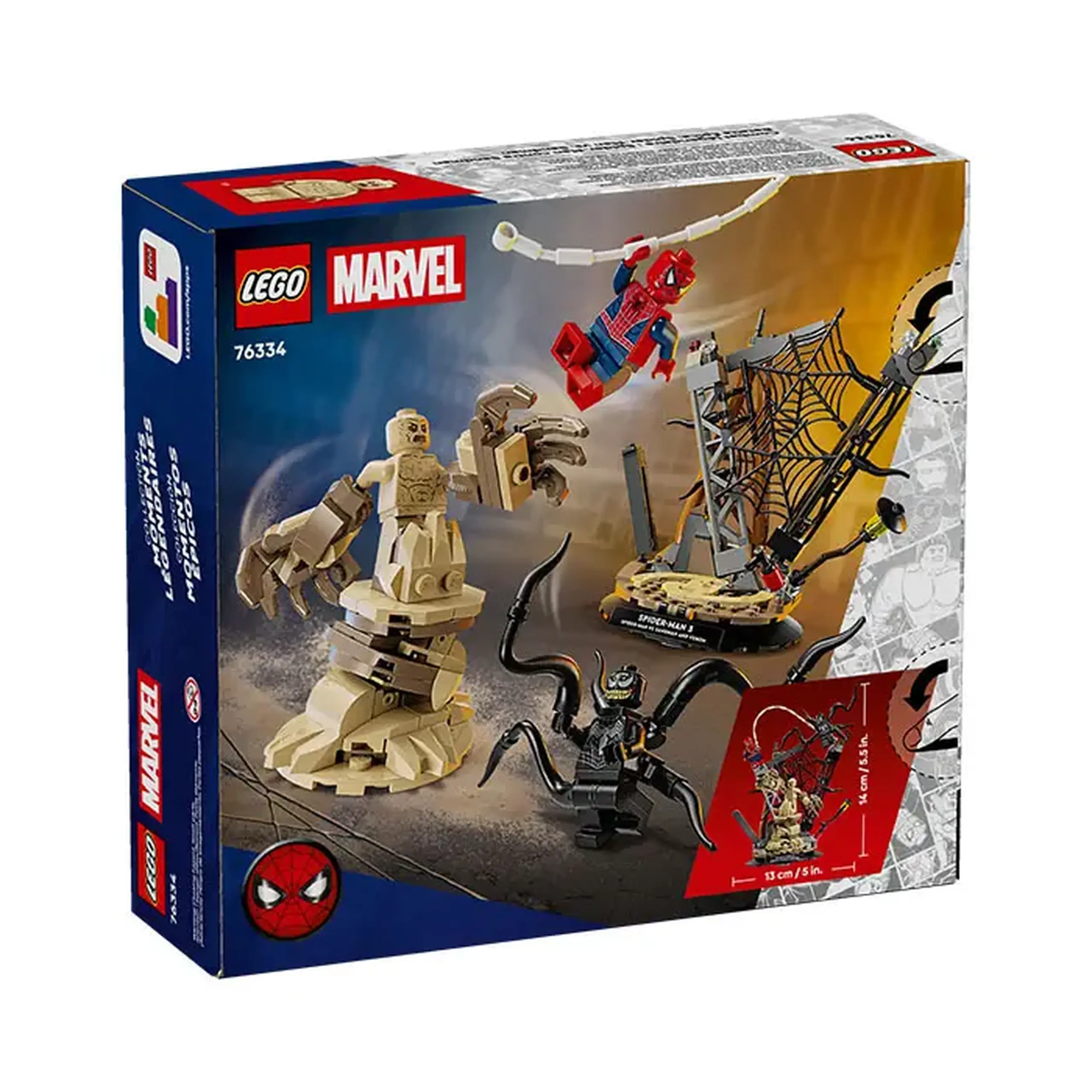 Lego Marvel Spider-Man Batalie epica vs Sandman 76334