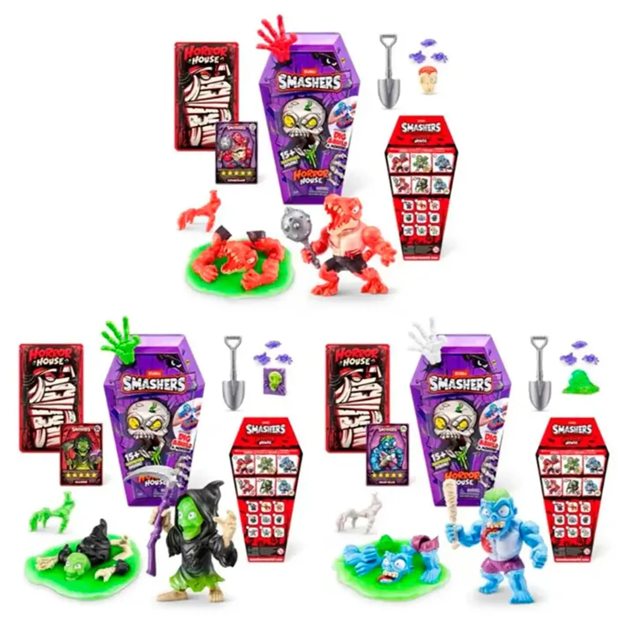 Set de joc + slime "Smashers" Horror House 74125