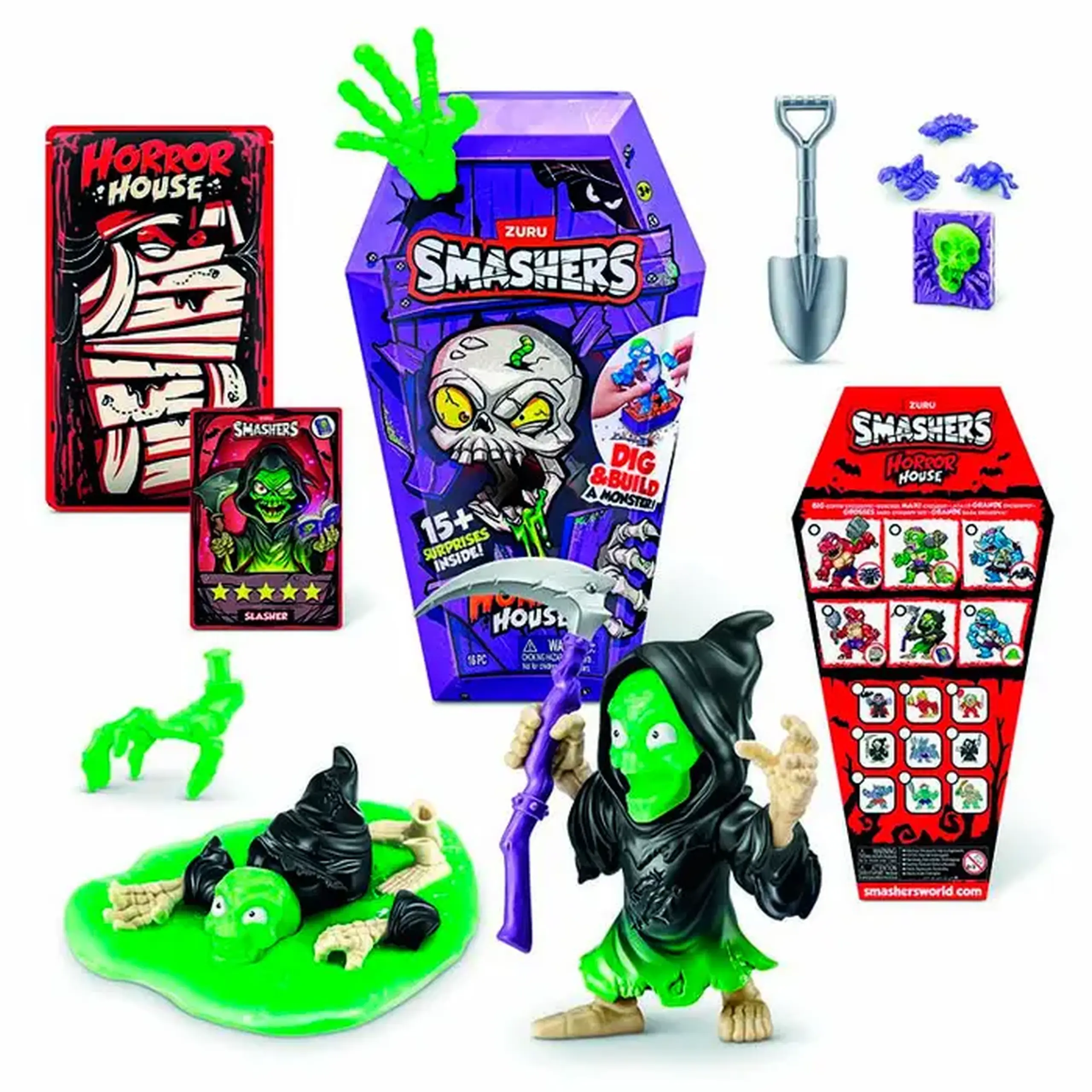 Set de joc + slime "Smashers" Horror House 74125