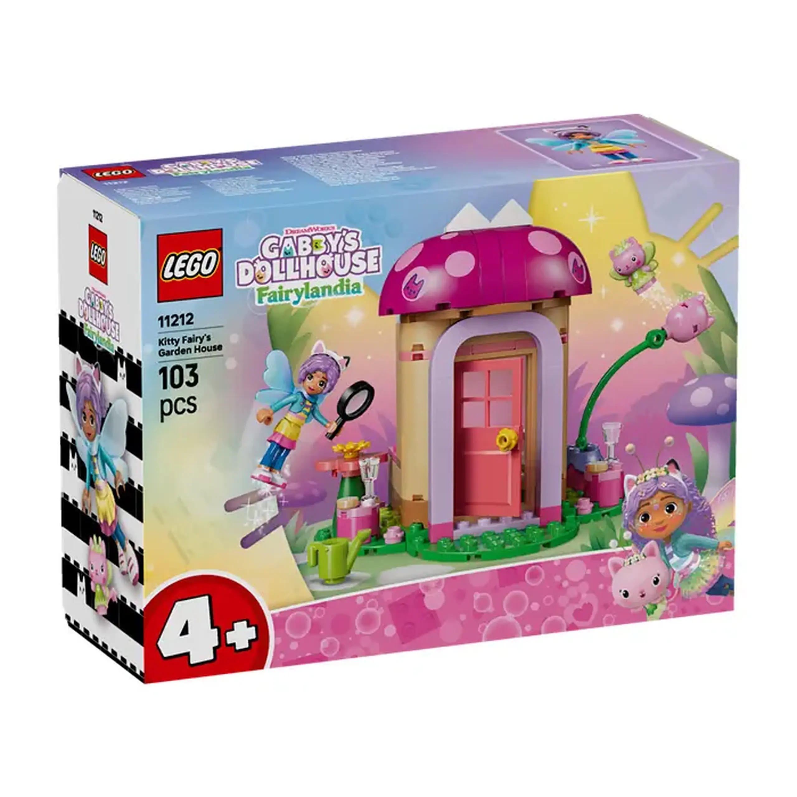 Lego Gabbys Dollhouse Kitty Fairy's Garden House 11212