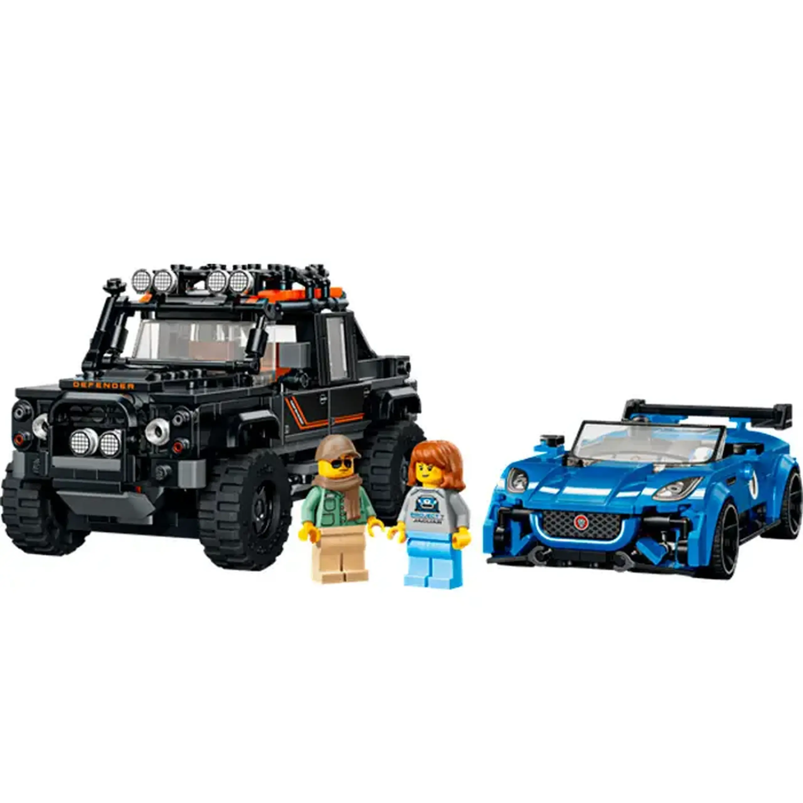 Lego Speed Champions Jaguar Project 7 vs Land Rover Defender 77264