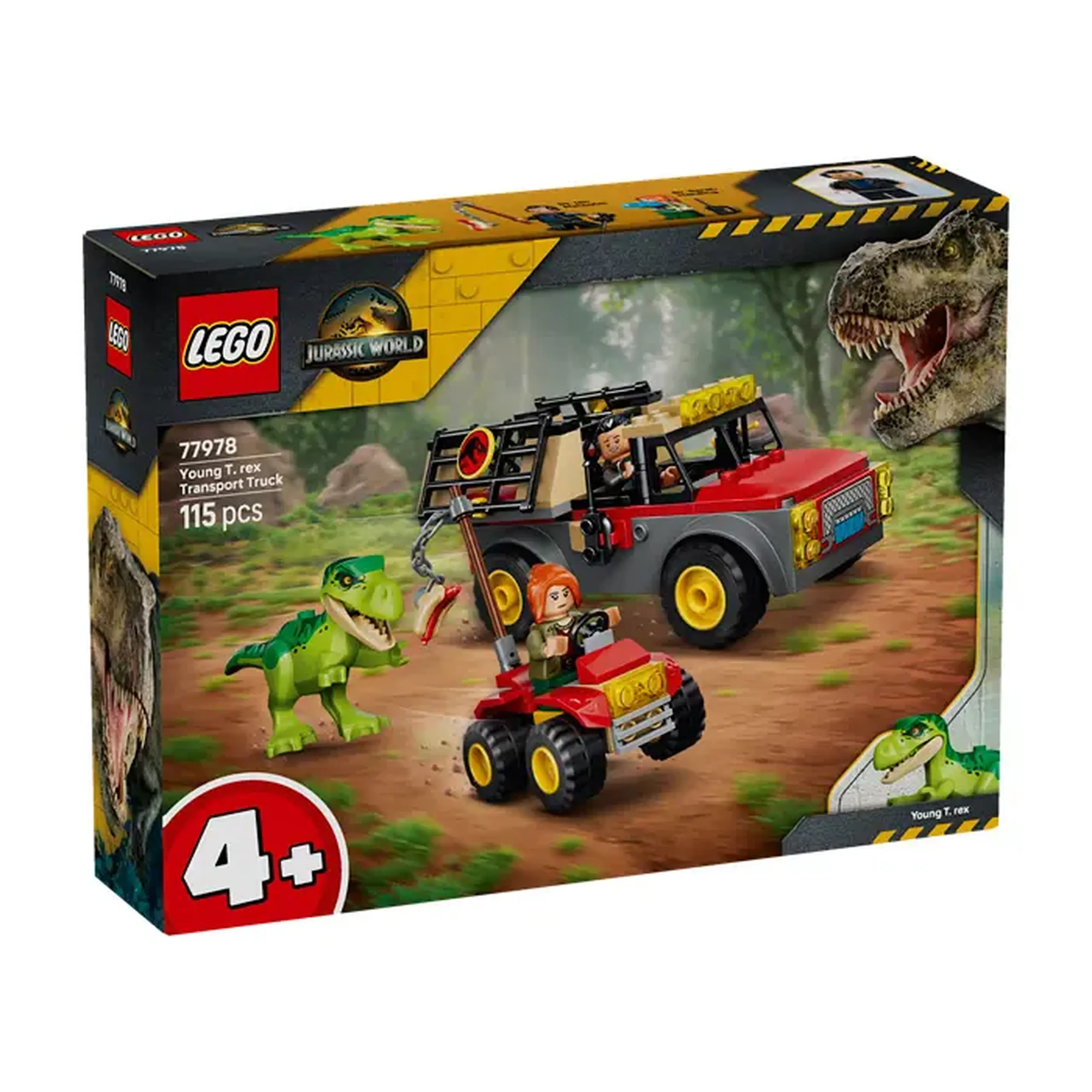 Lego Jurassic World Camioneta de transport pentru un tanar T.rex 77978