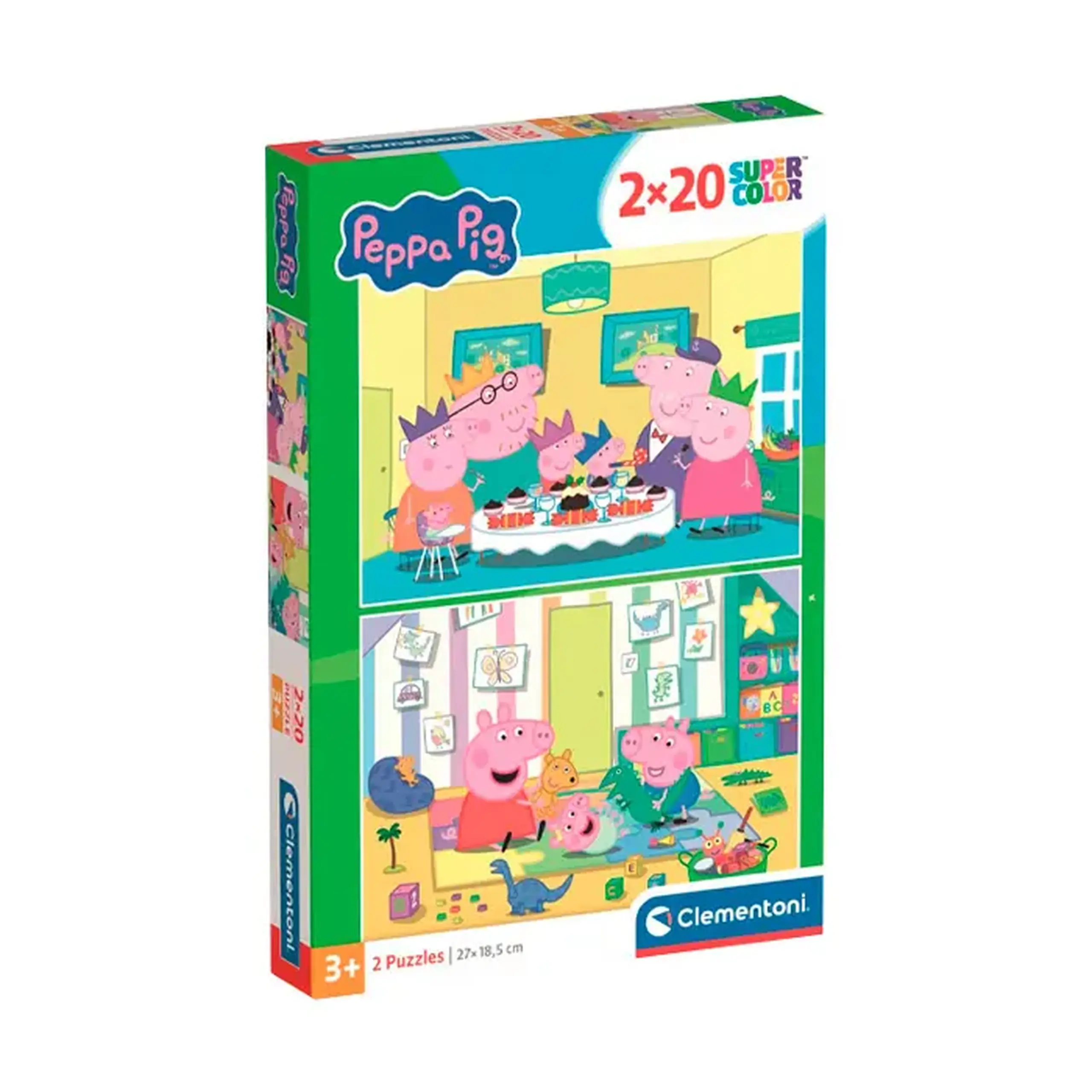 Puzzle 2x20 Clementoni Pepa Pig 24831