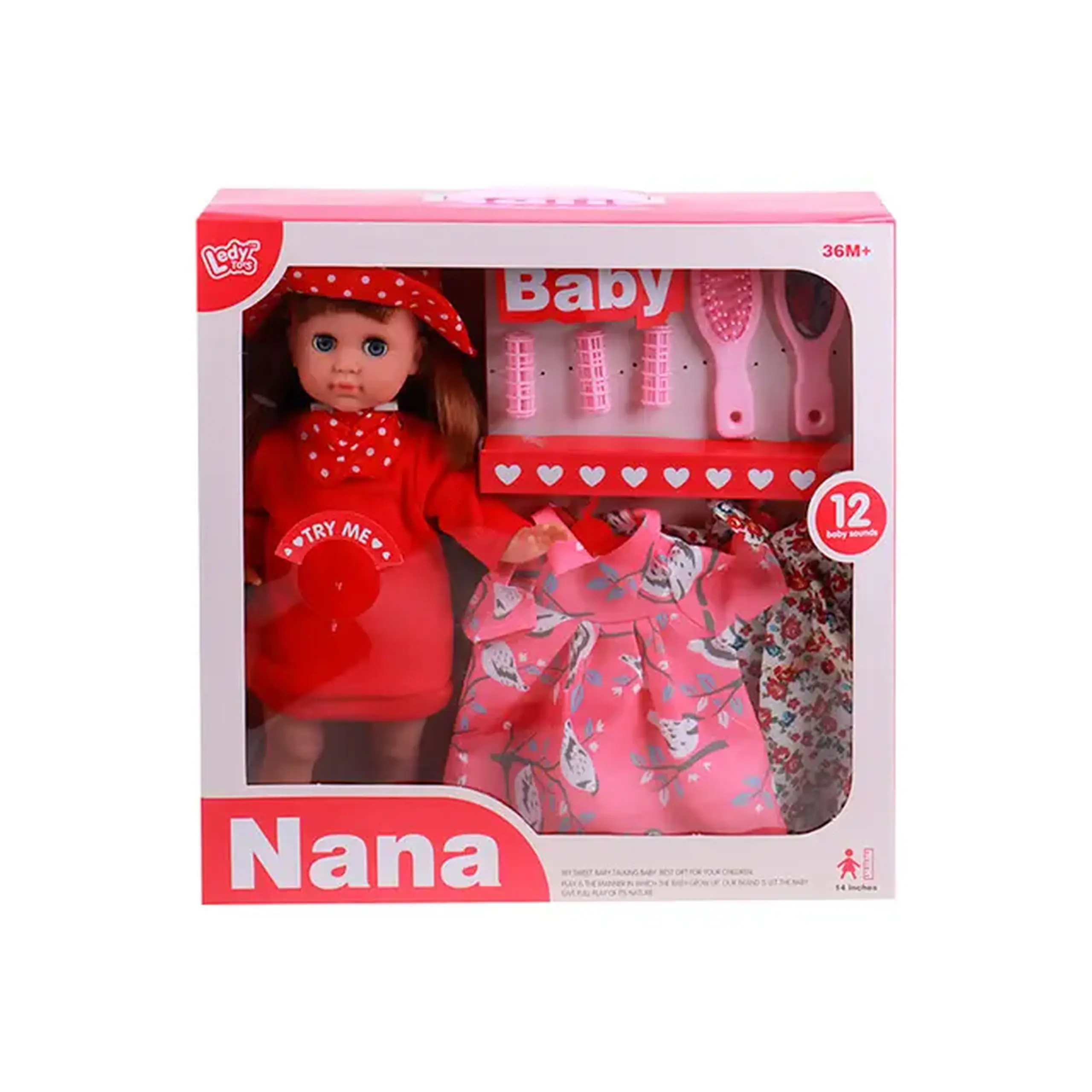 Papusa Nana cu accesorii LD68007A
