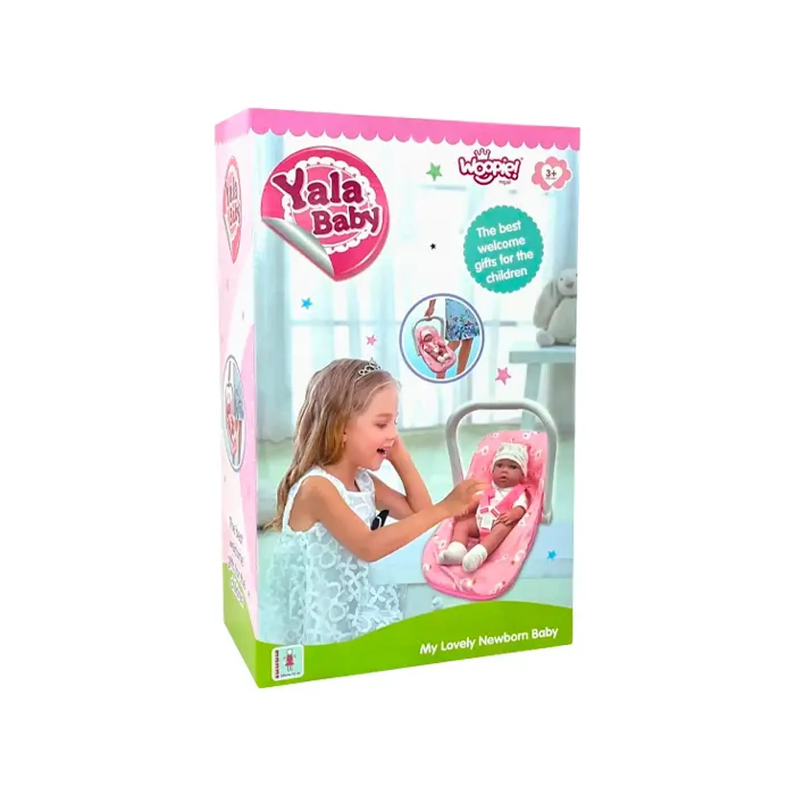 Bebelus in purtator auto "Yala Baby" YL2512C-D