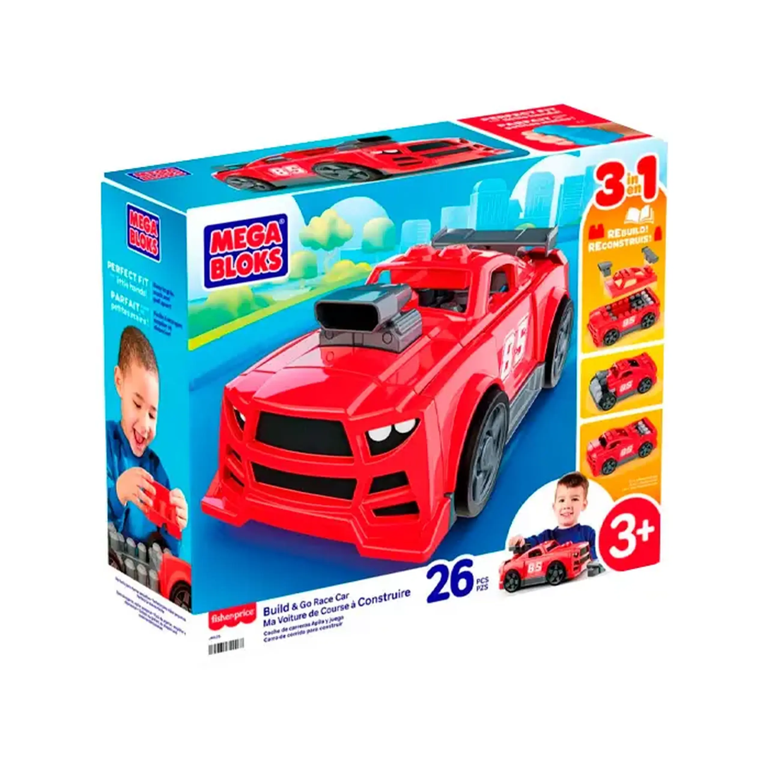 Constructor Mega Blocks Race Car JKG35