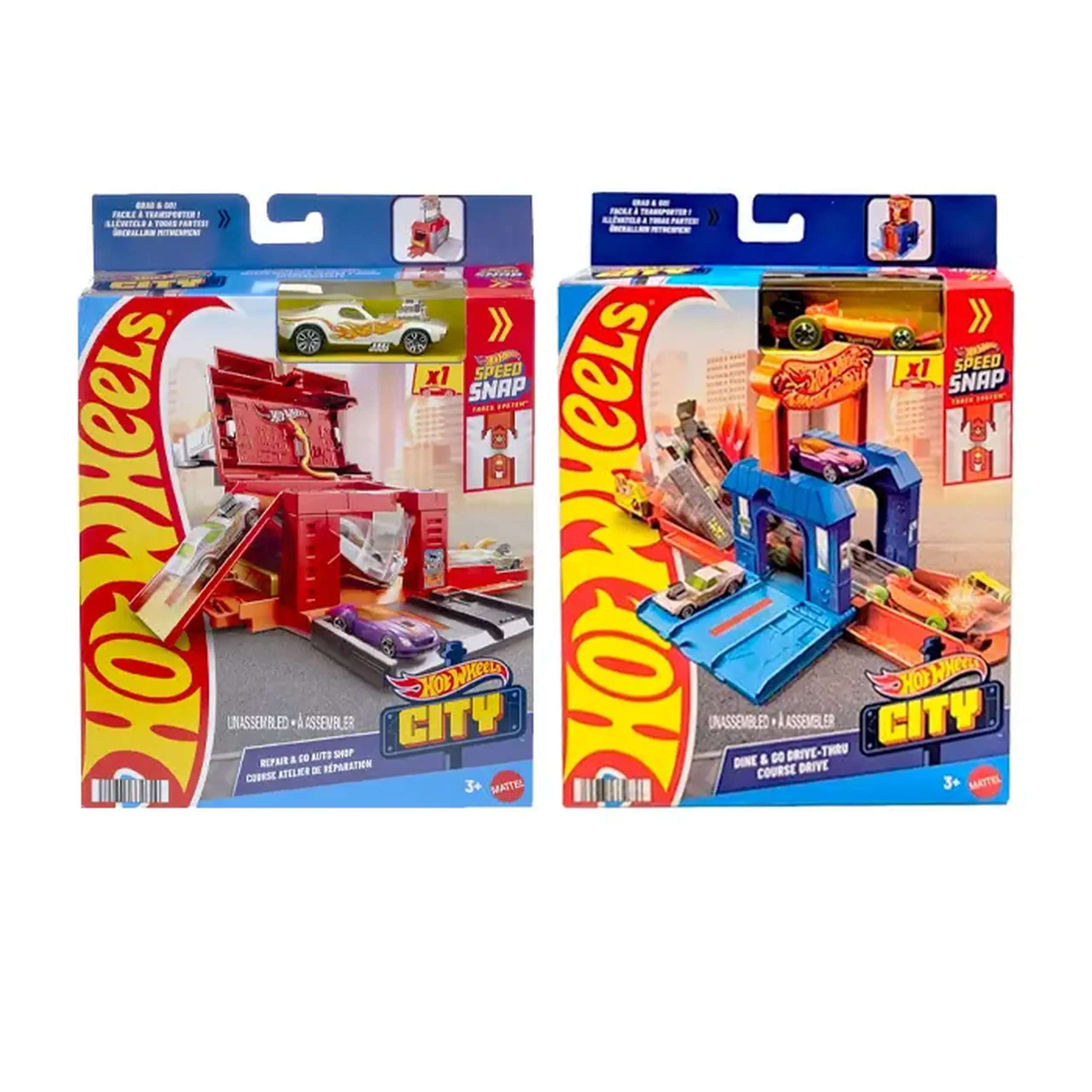 Pista HW City Speed Snap Drive Thru: Aunto Shop JHL43