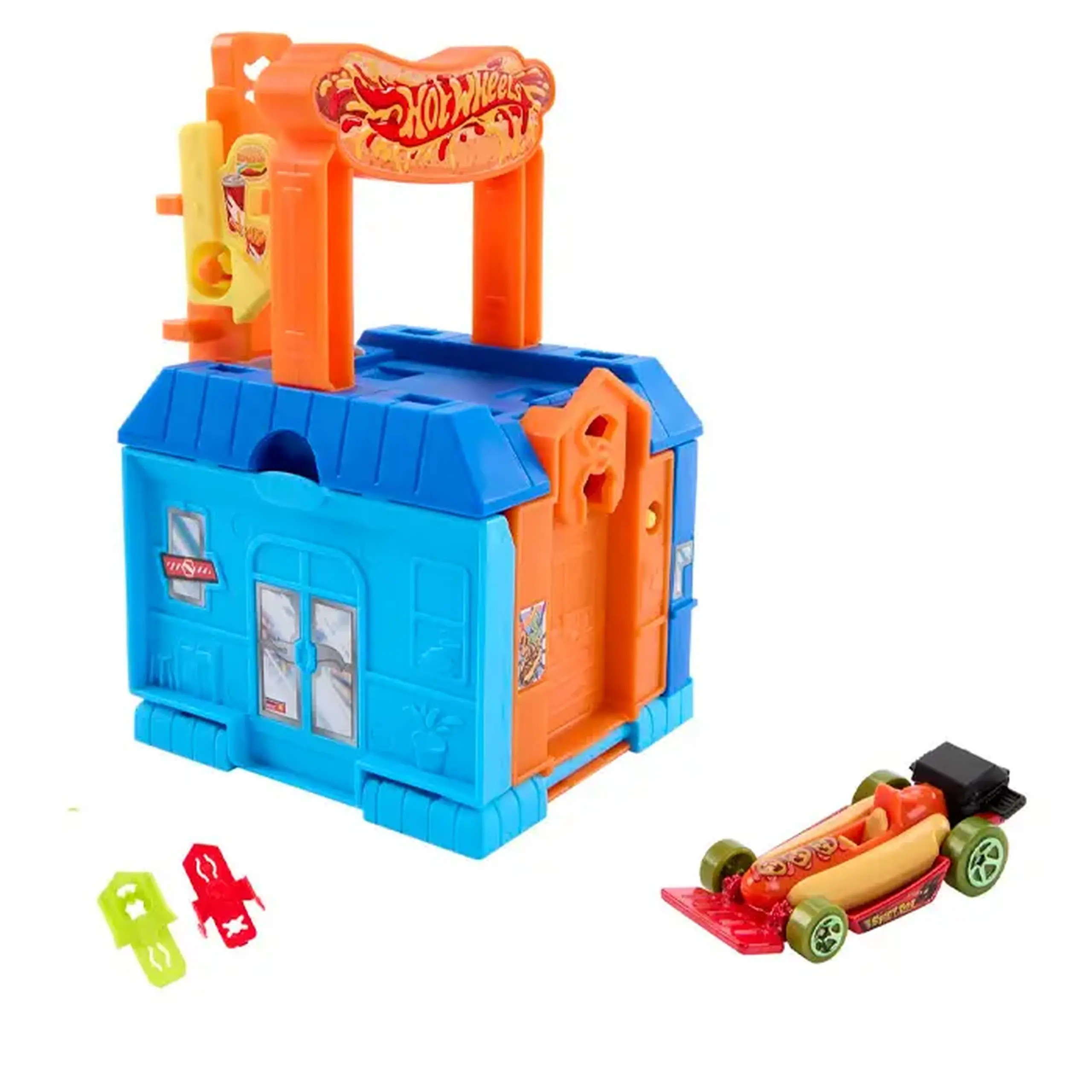 Pista HW City Speed Snap Drive Thru: Aunto Shop JHL43