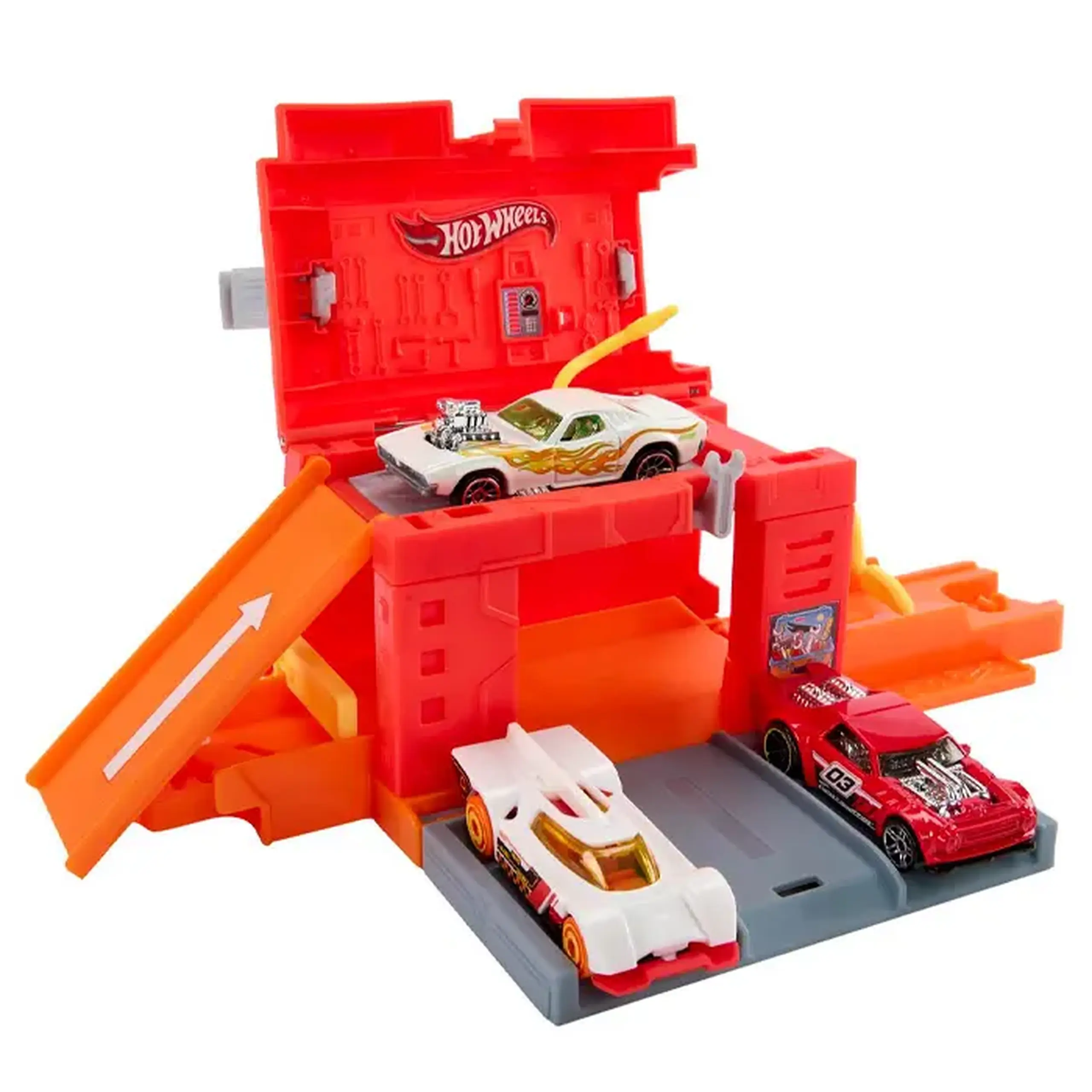 Pista HW City Speed Snap Drive Thru: Aunto Shop JHL43
