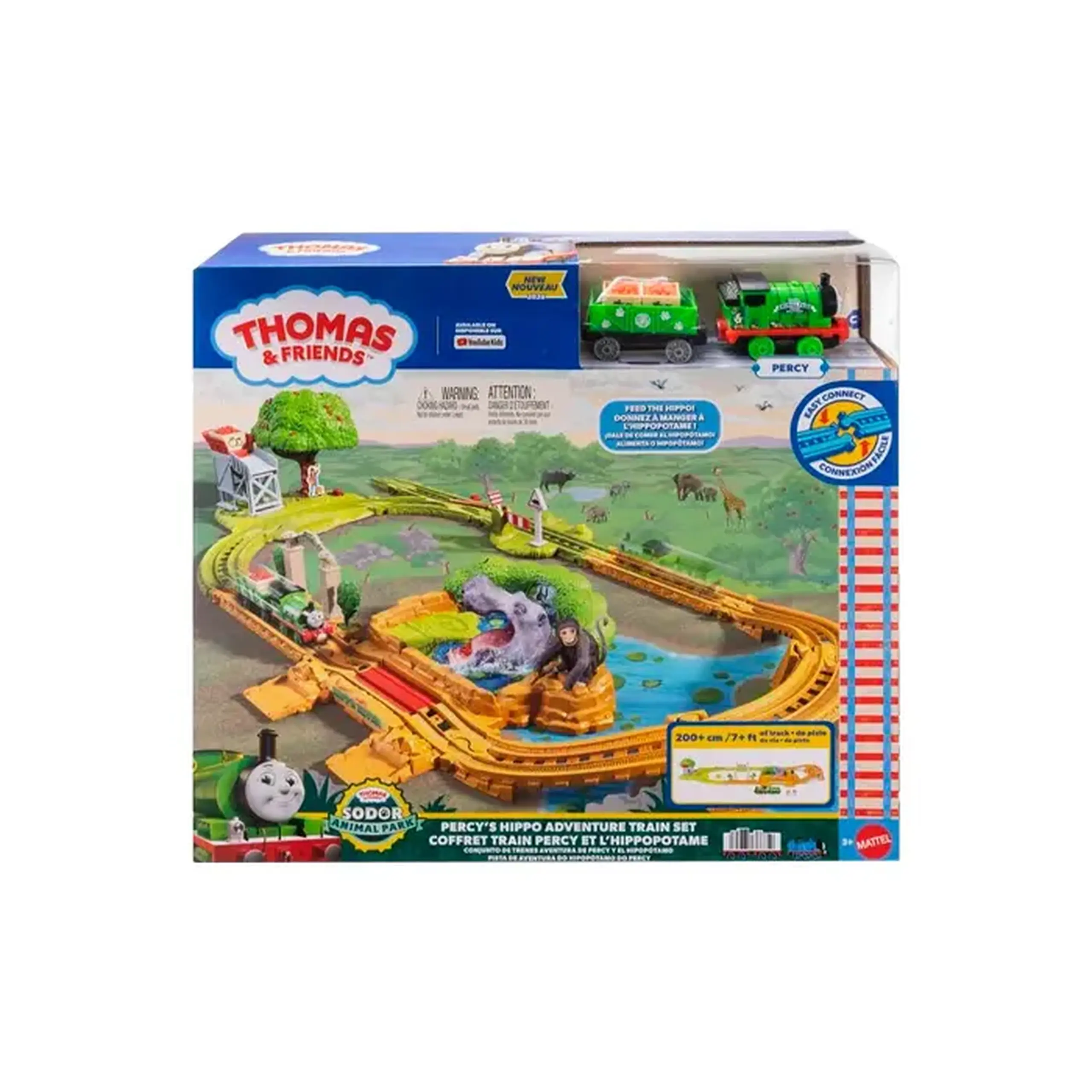 Calea ferata Thomas and Friends Percy's Hippo Adventure Train JLL37