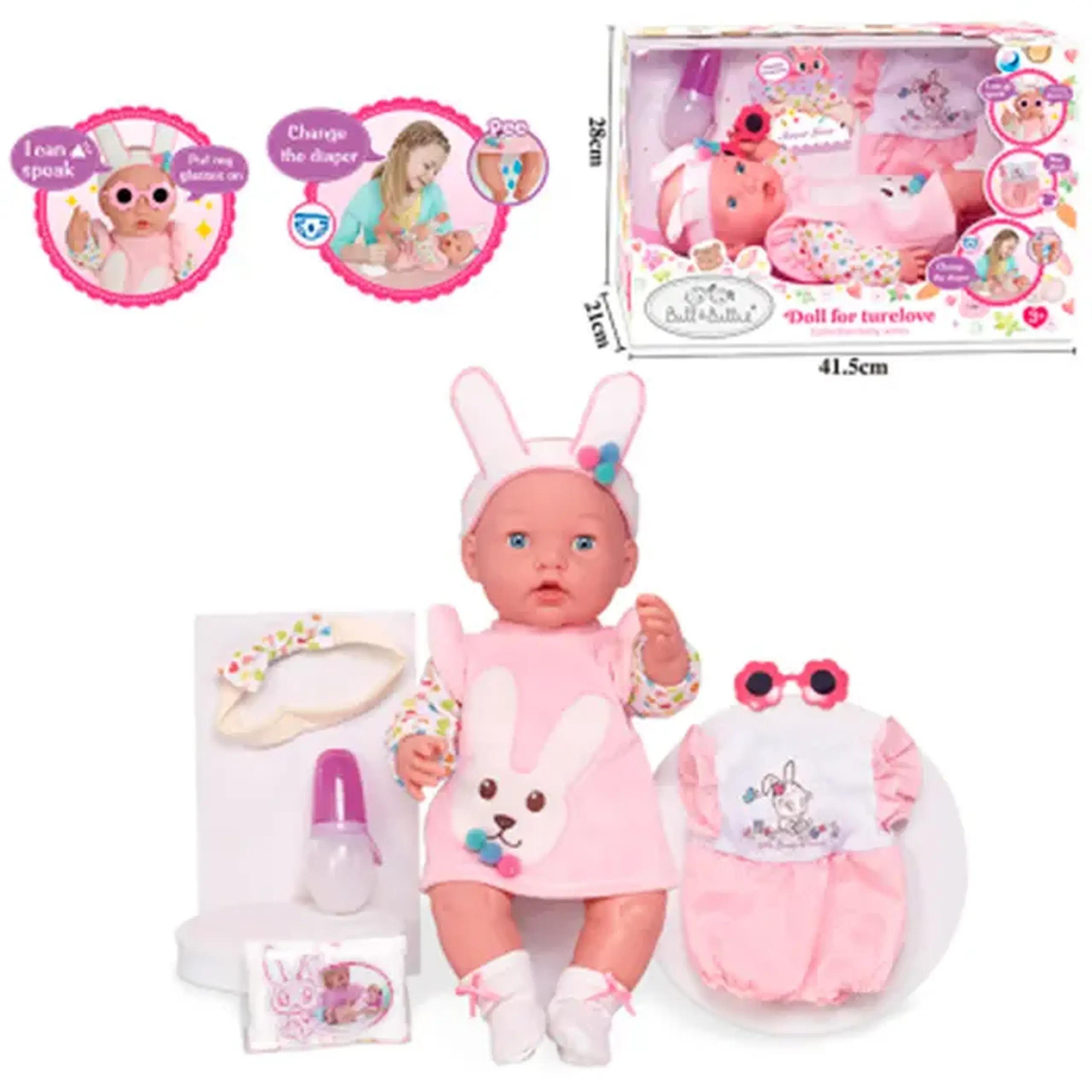 Papusa cu accesorii A763E