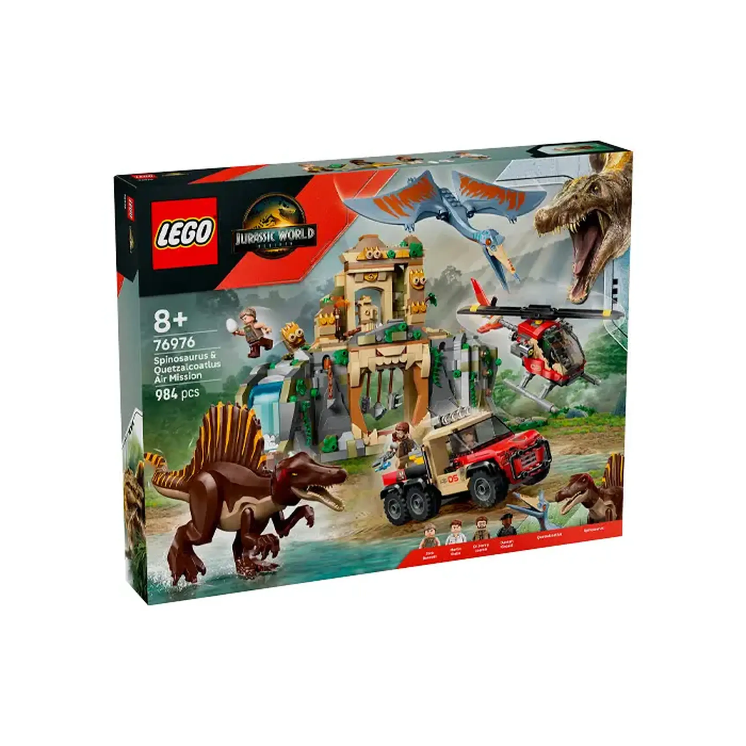 Lego Jurassic World Spinosaurus & Quetzalcoatlus Air Misiion 76976