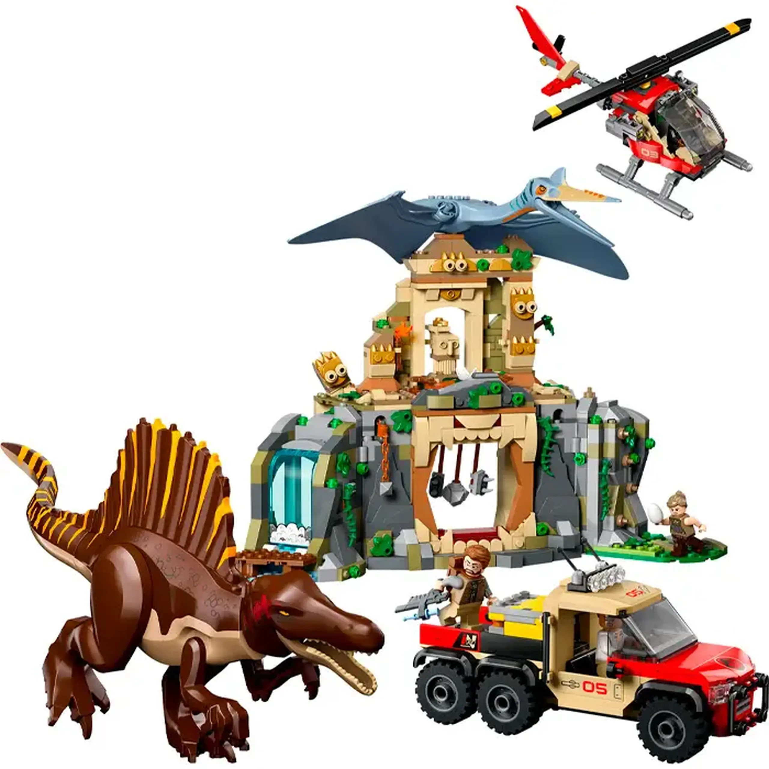 Lego Jurassic World Spinosaurus & Quetzalcoatlus Air Misiion 76976