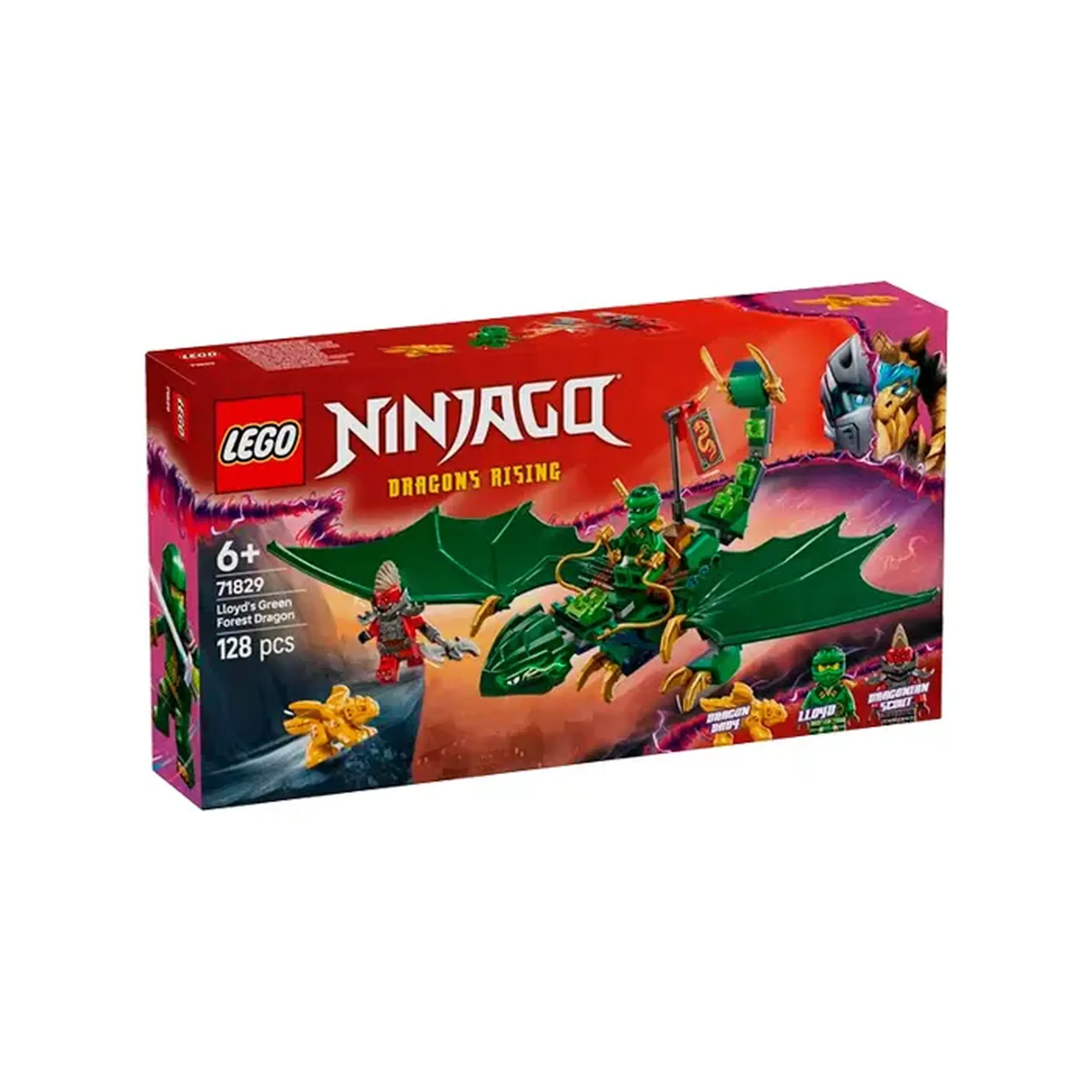Lego Ninjago Dragonul Padure Verde al lui Lloyd 71829