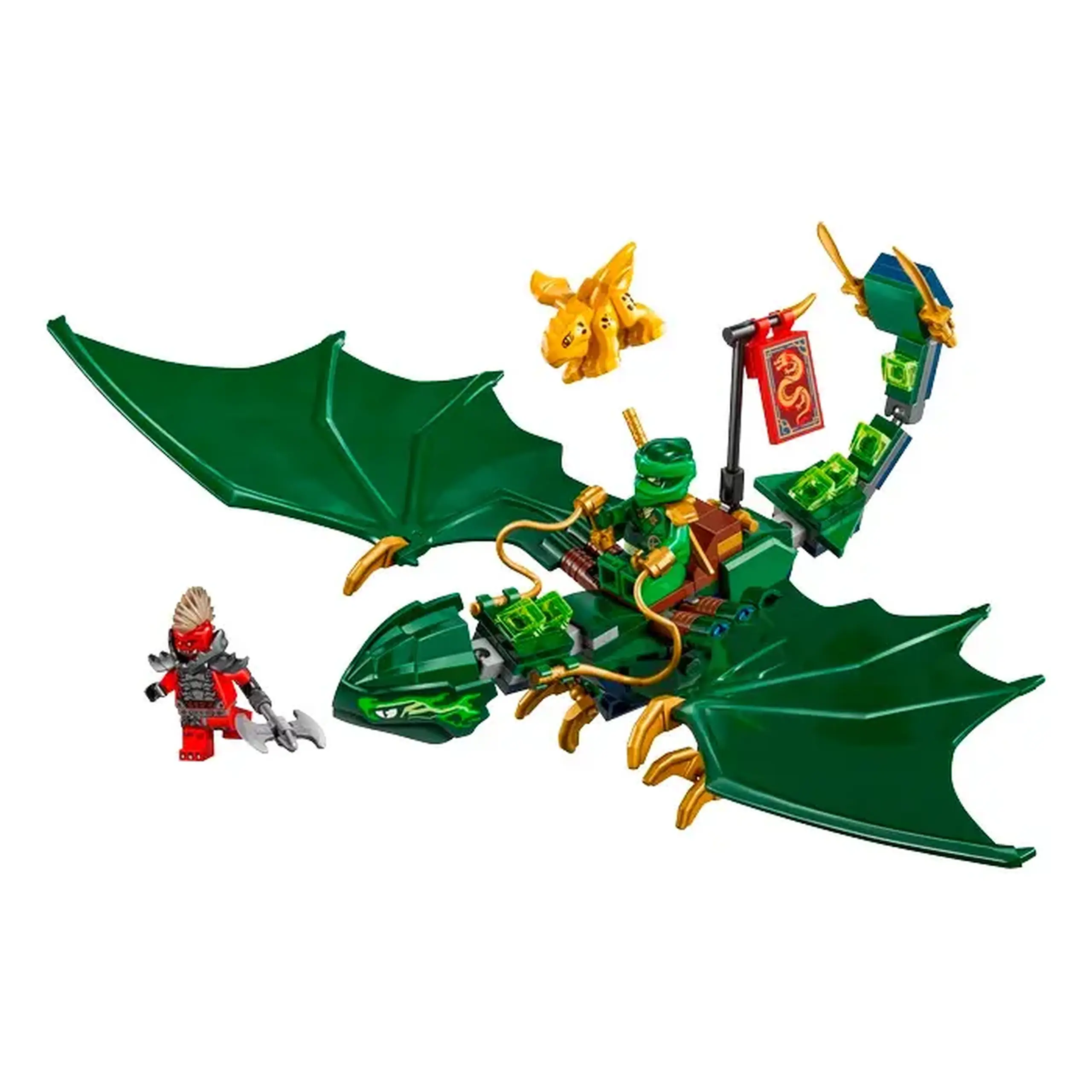 Lego Ninjago Dragonul Padure Verde al lui Lloyd 71829