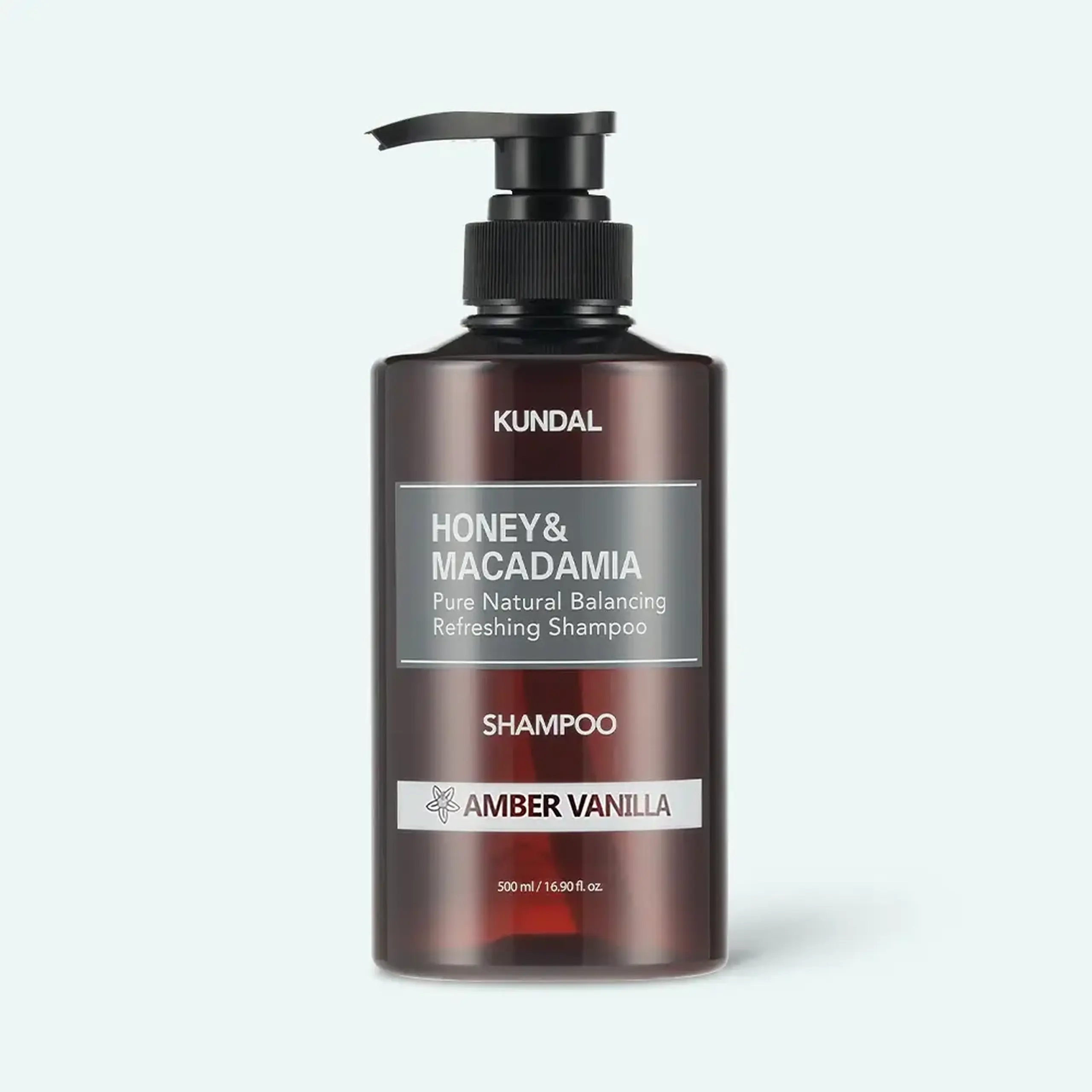 Şampon hidratat fără sulfaţi Kundal Honey &amp; Macadamia Shampoo Amber Vanilla 500ml