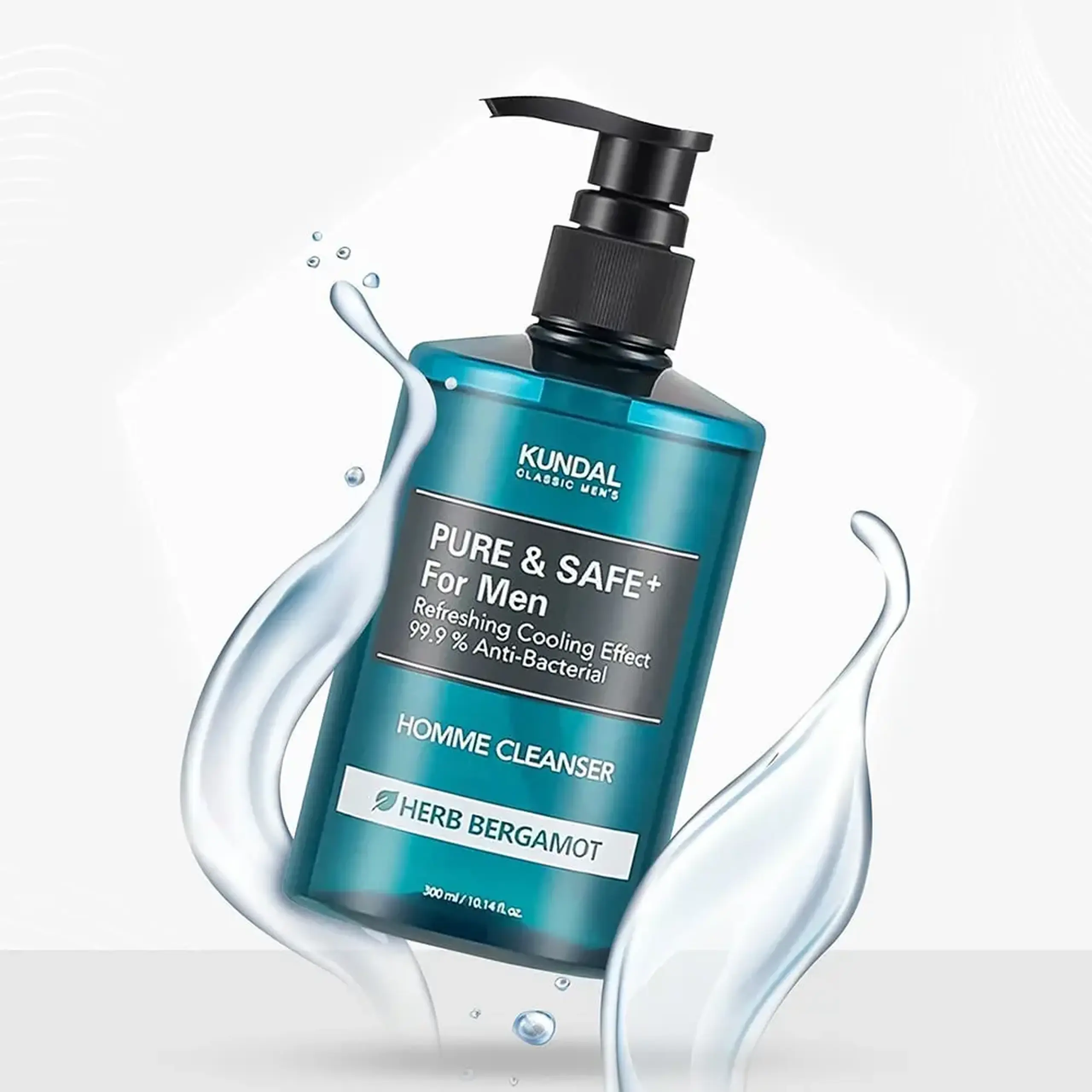 Gel pentu igiena intimă a bărbaţilor Kundal Homme Cleanser Herb Bergamot 300ml