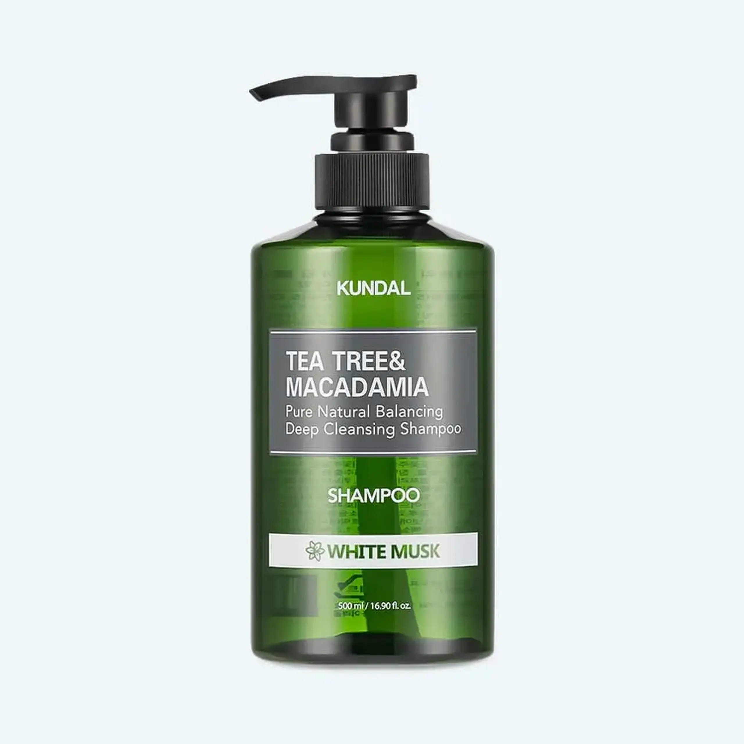 Şampon pentru scalp gras Kundal TEA TREE SHAMPOO WHITE MUSK 500ml