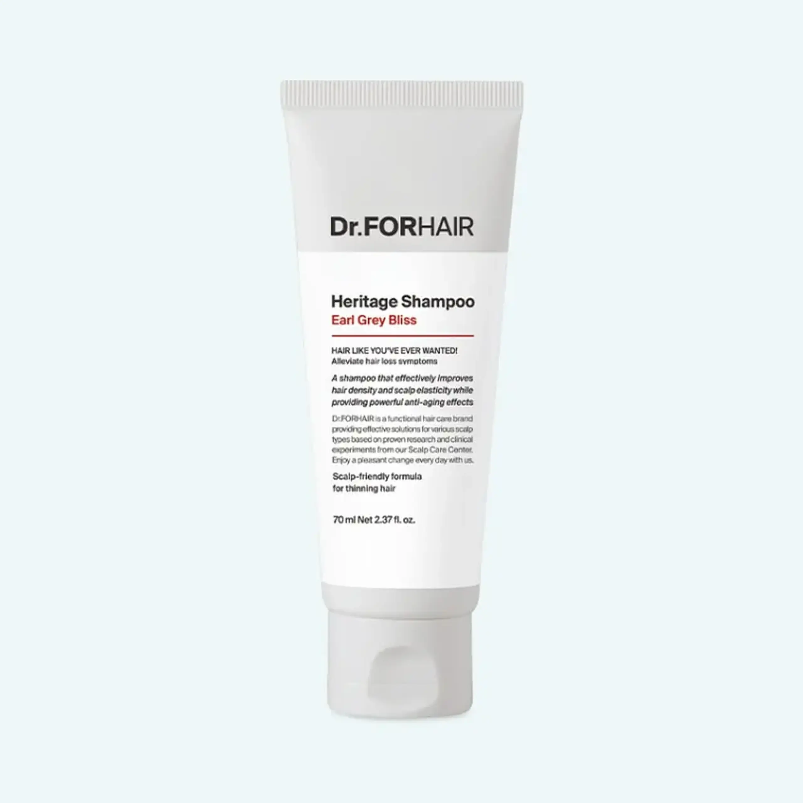Șampon pentru scalp și păr slăbit Dr.ForHair Heritage Shampoo #Earl Grey Bliss 70ml