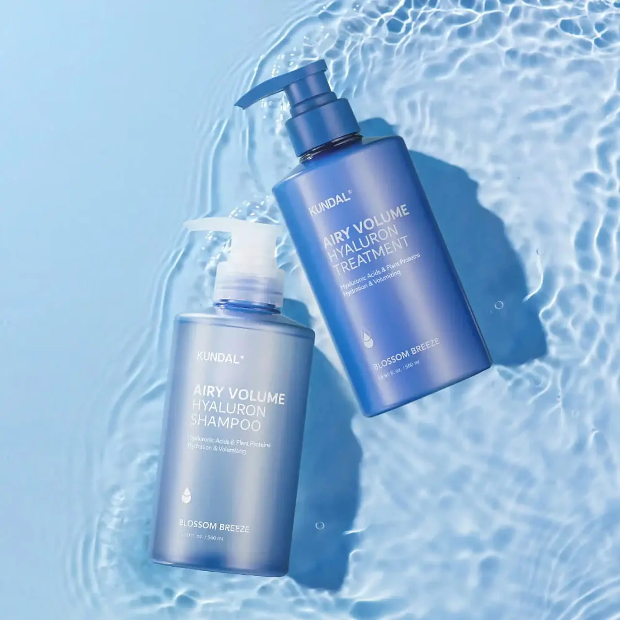 Kundal SET AIRY VOLUME HYALURON HAIR CARE SET SHAMPOO 300ML +TREATMENT 300ML BLOSSOM BREEZE