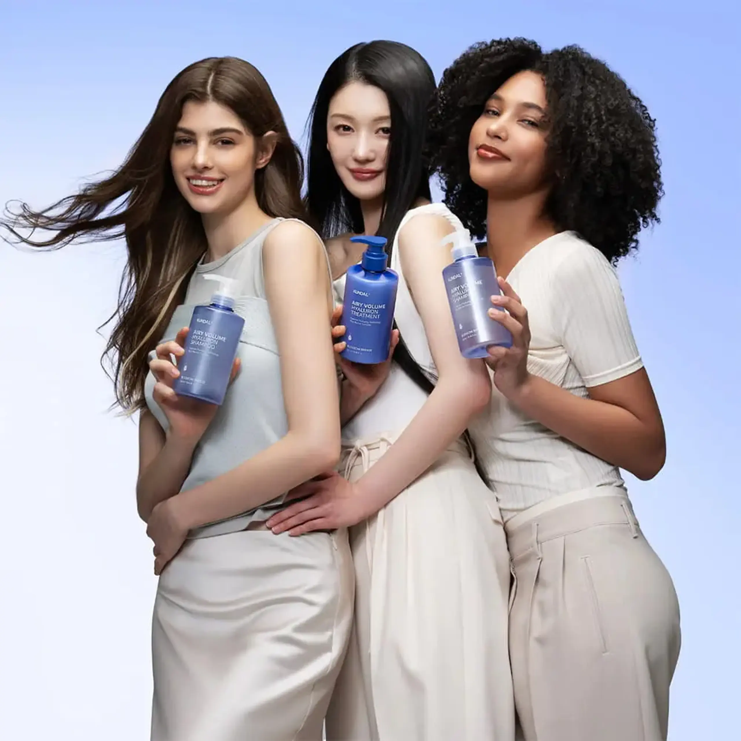 Kundal SET AIRY VOLUME HYALURON HAIR CARE SET SHAMPOO 300ML +TREATMENT 300ML BLOSSOM BREEZE