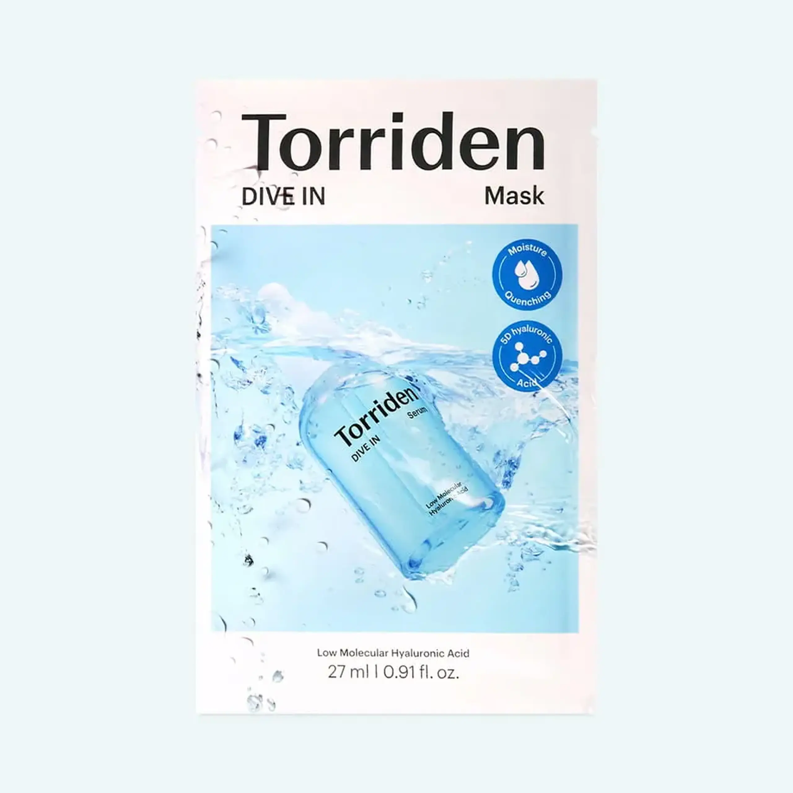 Mască de țesătură Torriden DIVE IN Low Molecular Hyaluronic Acid Mask