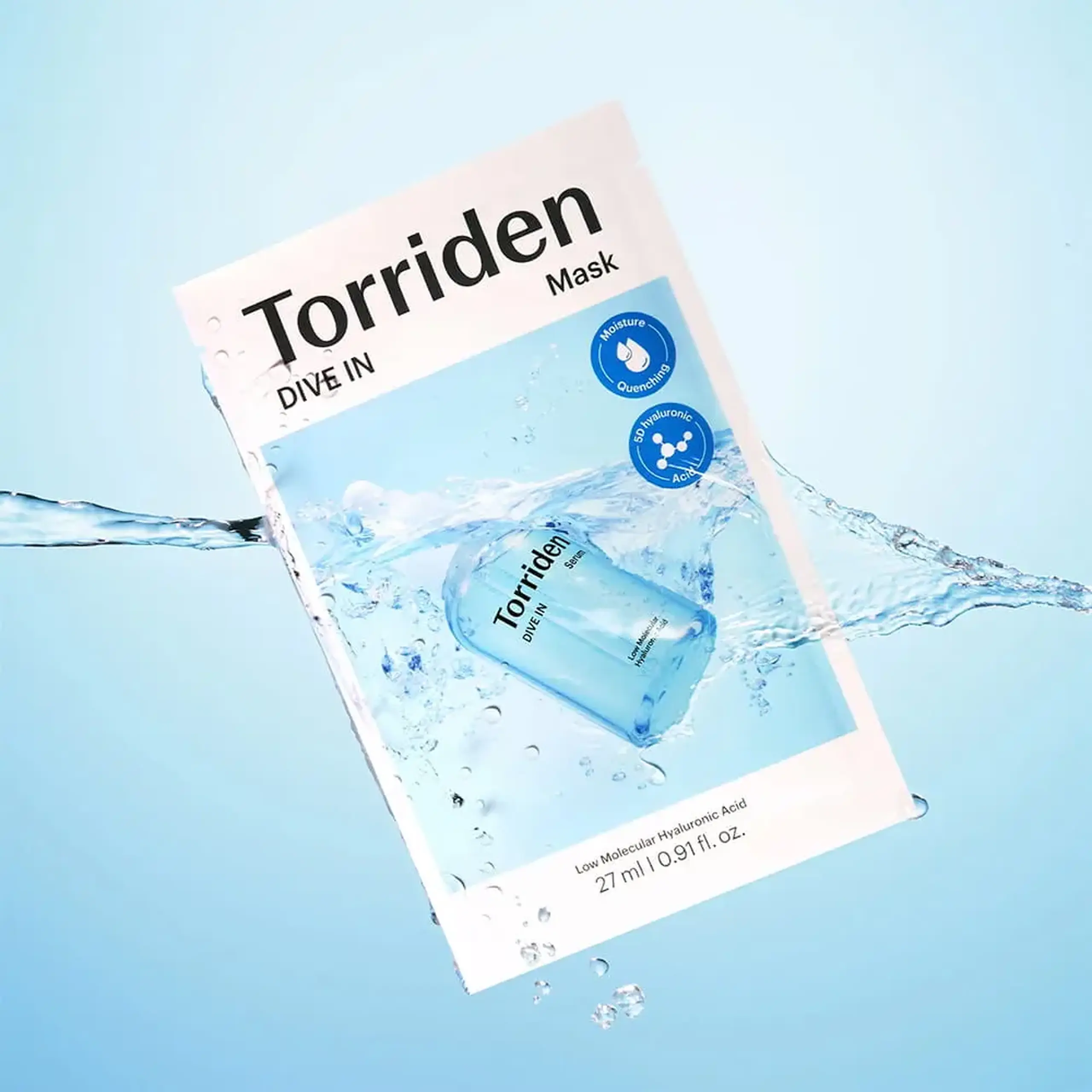 Mască de țesătură Torriden DIVE IN Low Molecular Hyaluronic Acid Mask