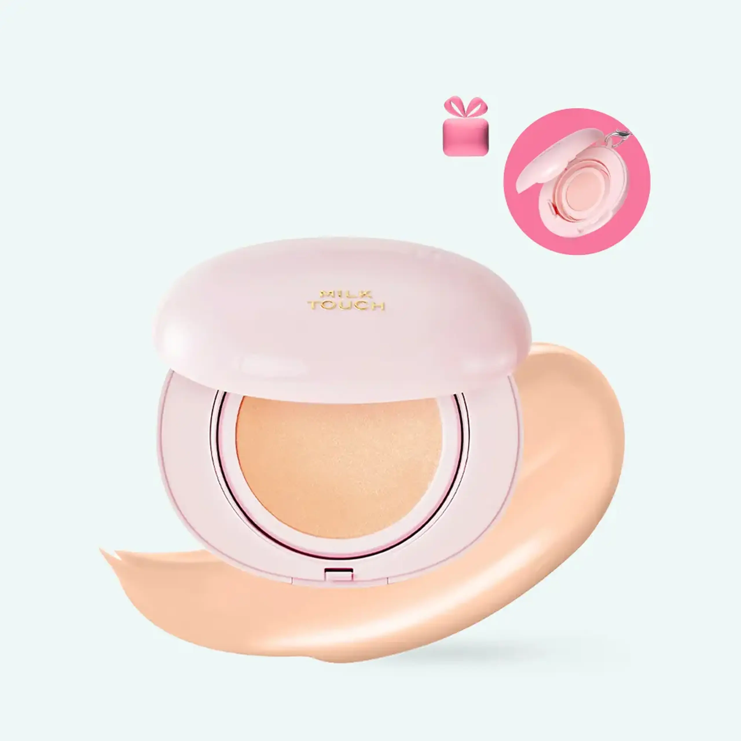 Cushion Milktouch All-Day Skin Fit Milky Glow Cushion 19W Warm Ivory 15 g