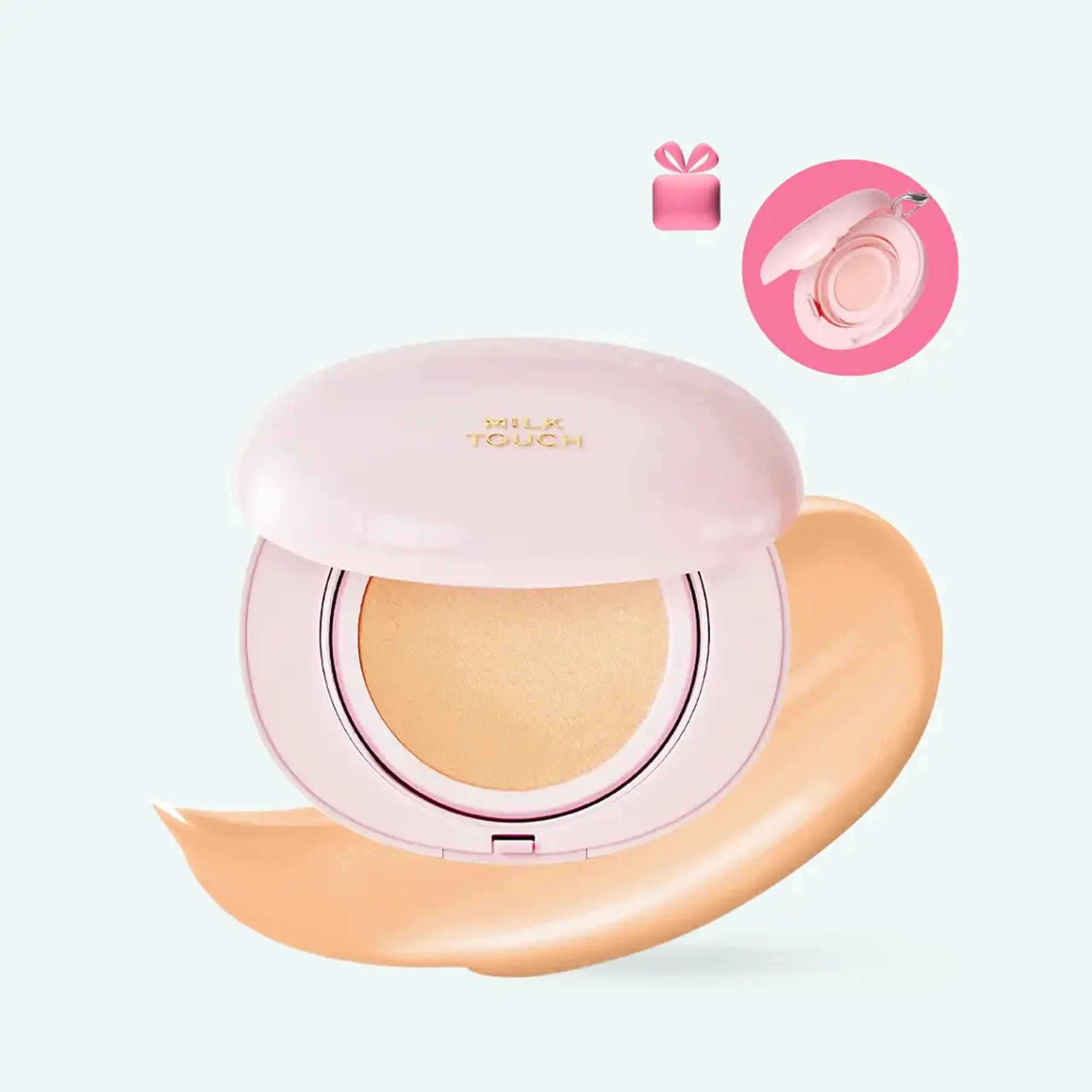 Cushion Milktouch All-Day Skin Fit Milky Glow Cushion #23W Vanilla Beige 15g