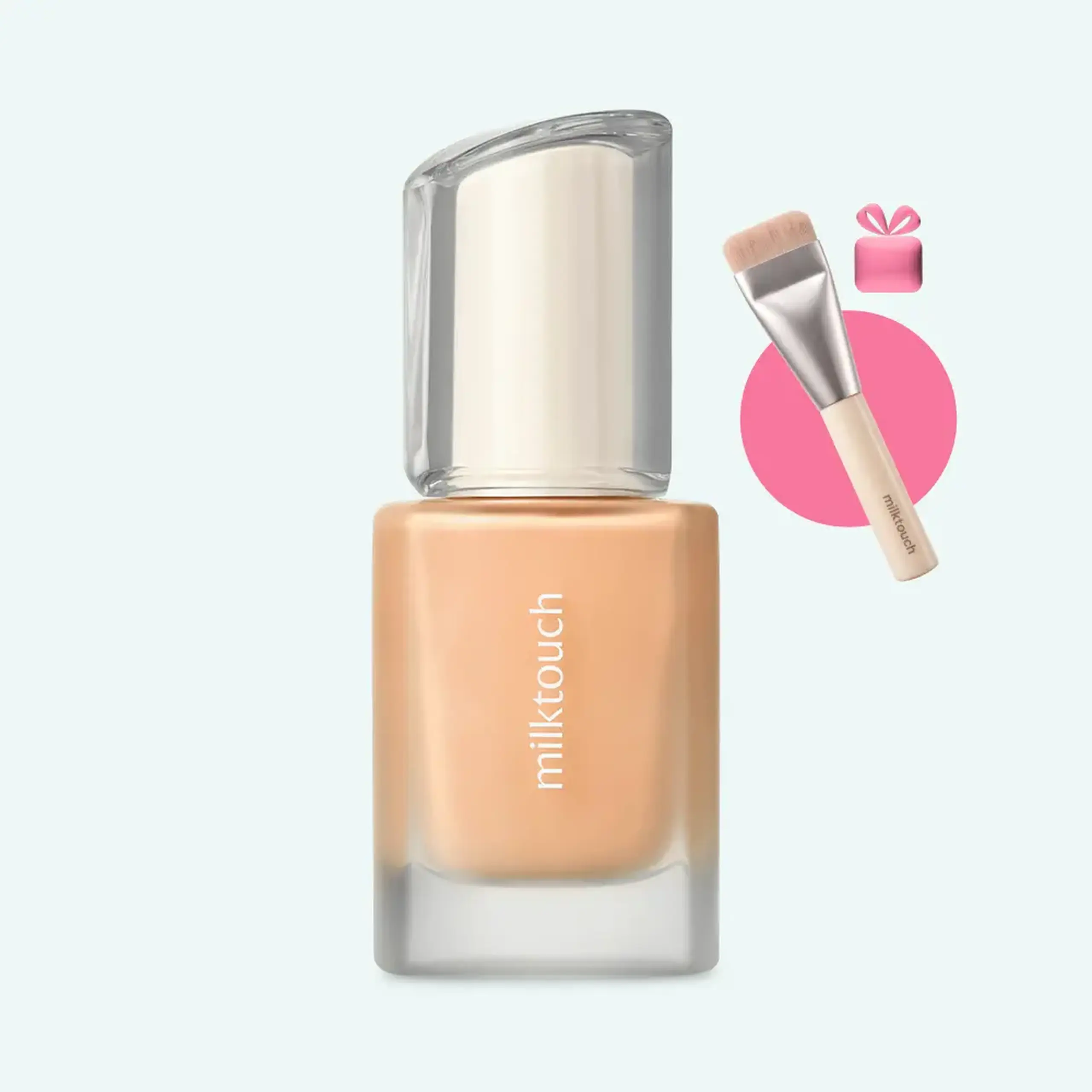 Fond de ten Milktouch DEWY GLASS SKIN FOUNDATION 23N MEDIUM BEIGE 30ml