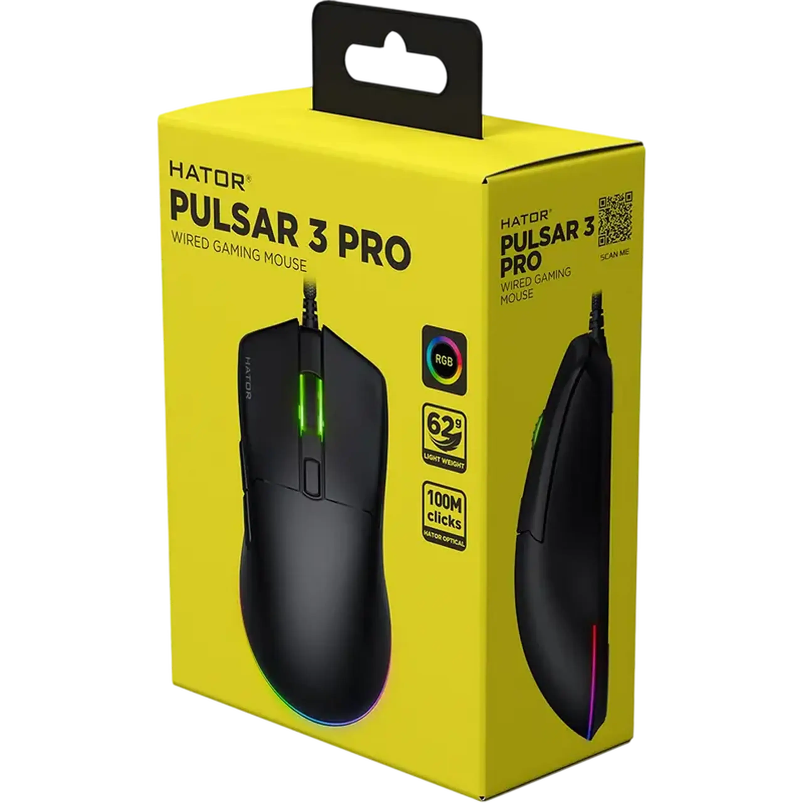 Mouse HATOR 3 PRO (HTM620), Negru