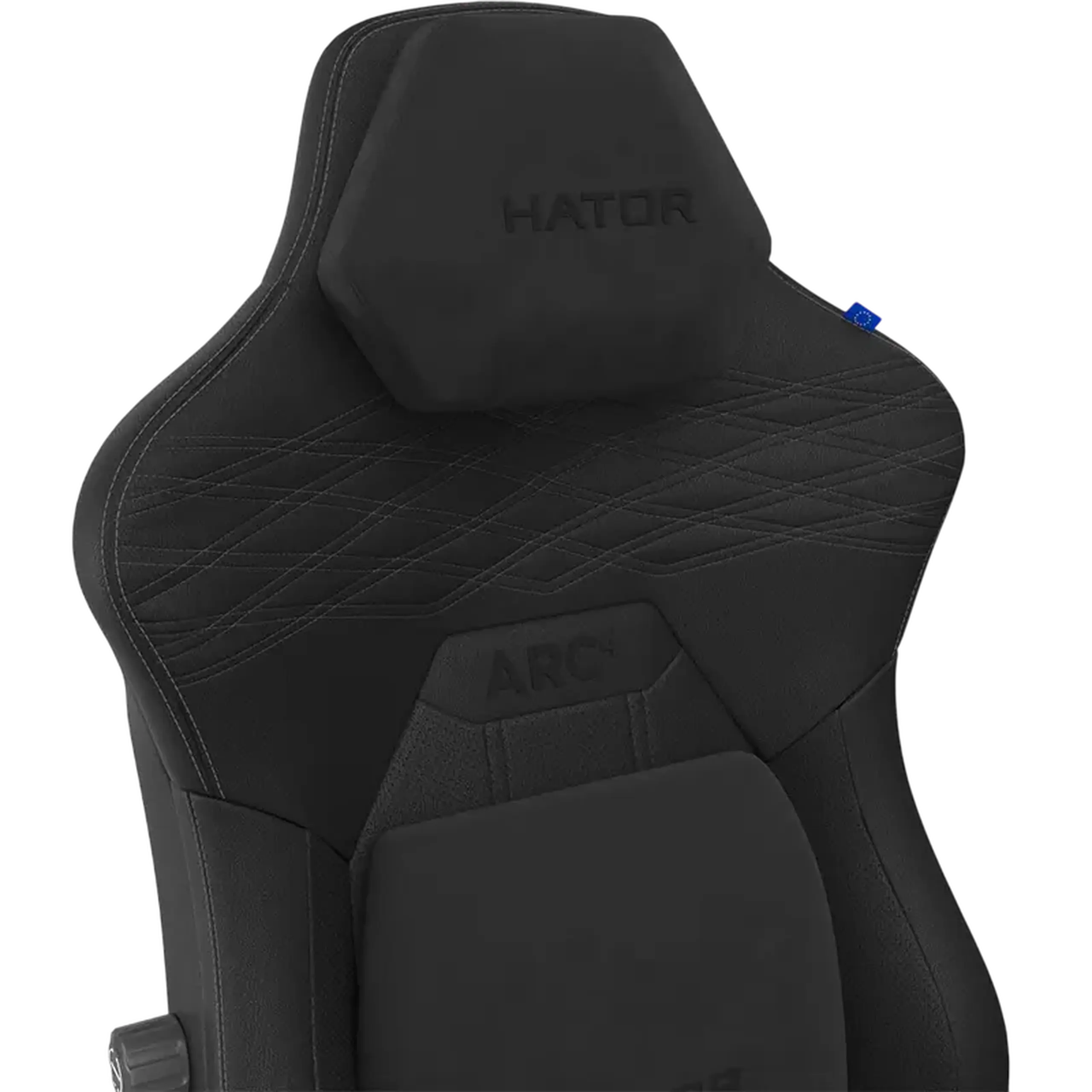 Scaun Gaming HATOR Arc 4 XXL, Țesătură, PU Piele, Negru