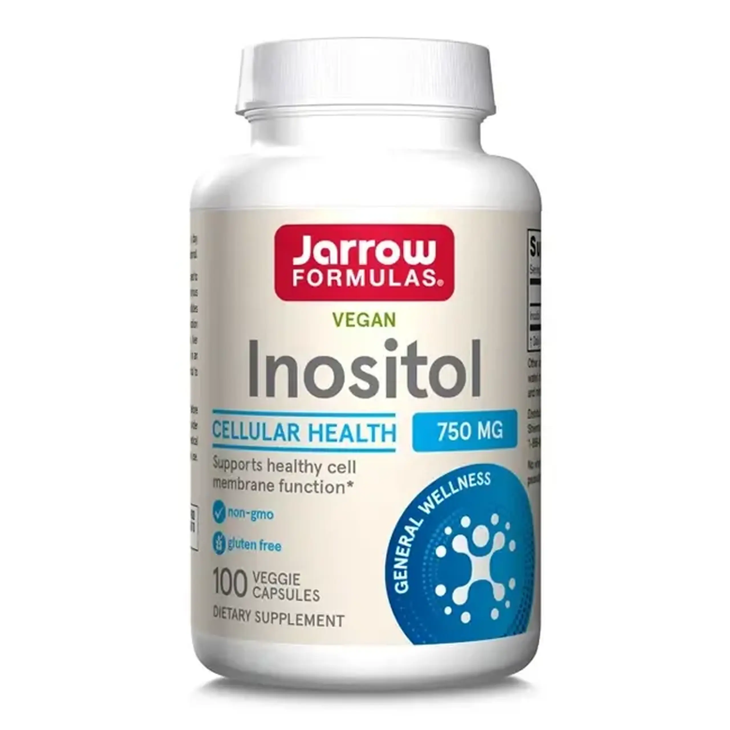 Jarrow Formulas, Inositol 750 mg, 100 veg caps